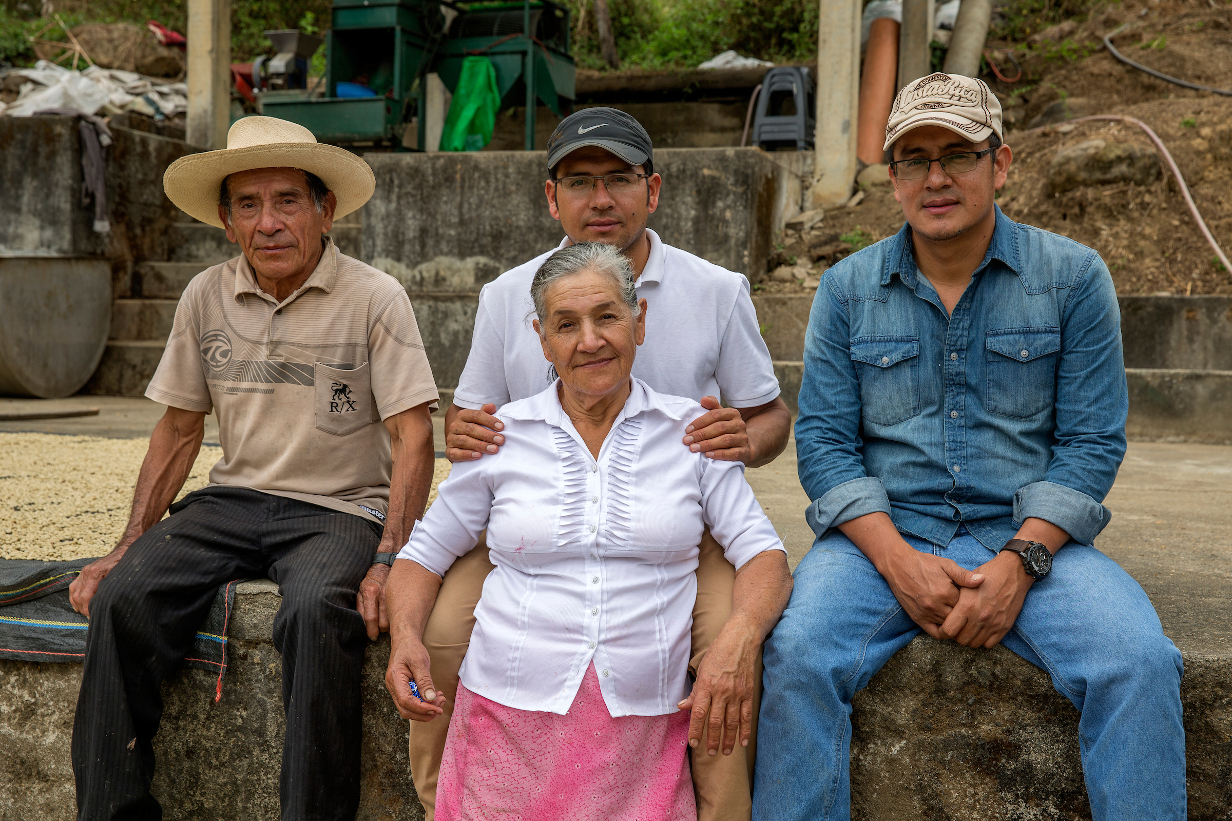 Segundo Alejandro Guerrero Mondragon, his wife Laura Alberca de Guerrero and sons Omar Guerrero Alberca and Hugo Javier Guerrero 