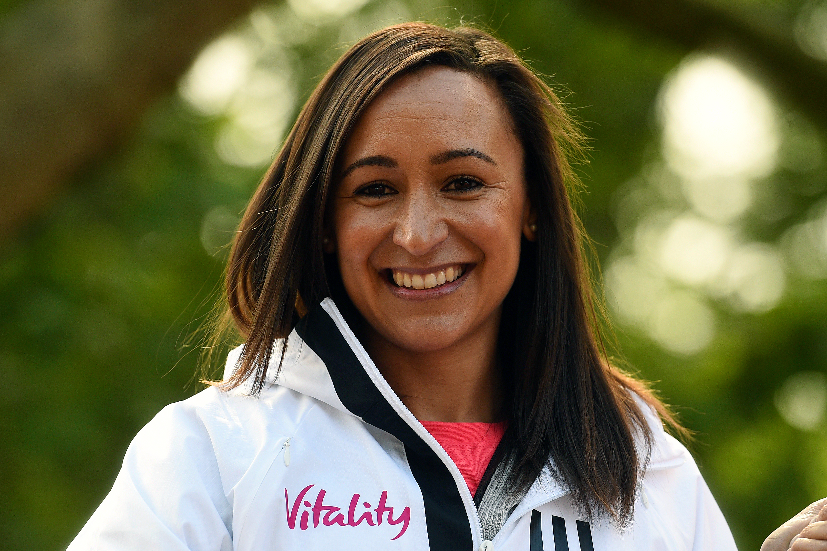 Jessica Ennis-Hill at the start of the Vitality London 10000.