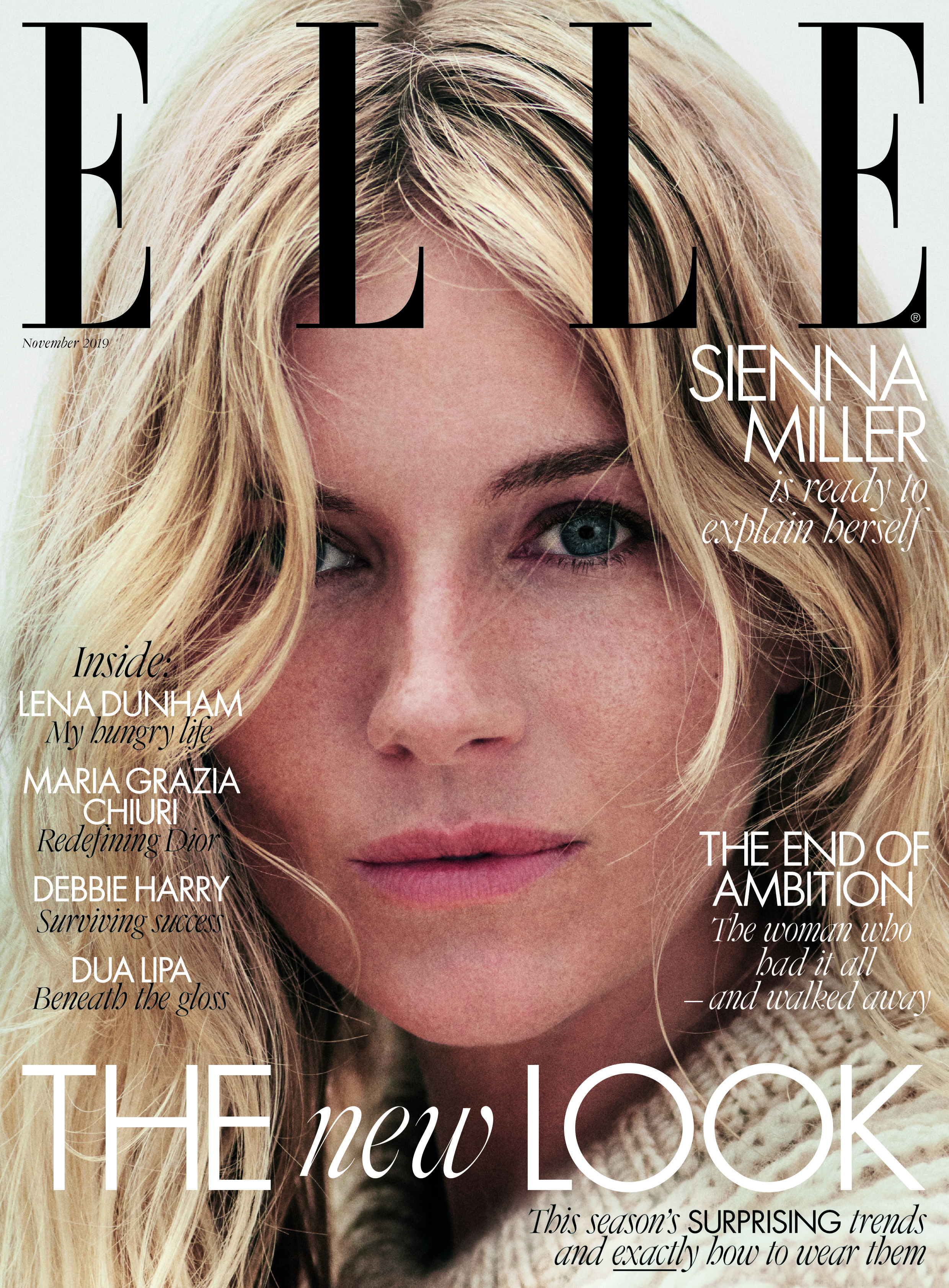 Sienna Miller on Elle UK 