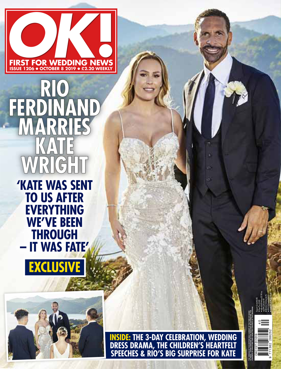 Rio Ferdinand and Kate Wright