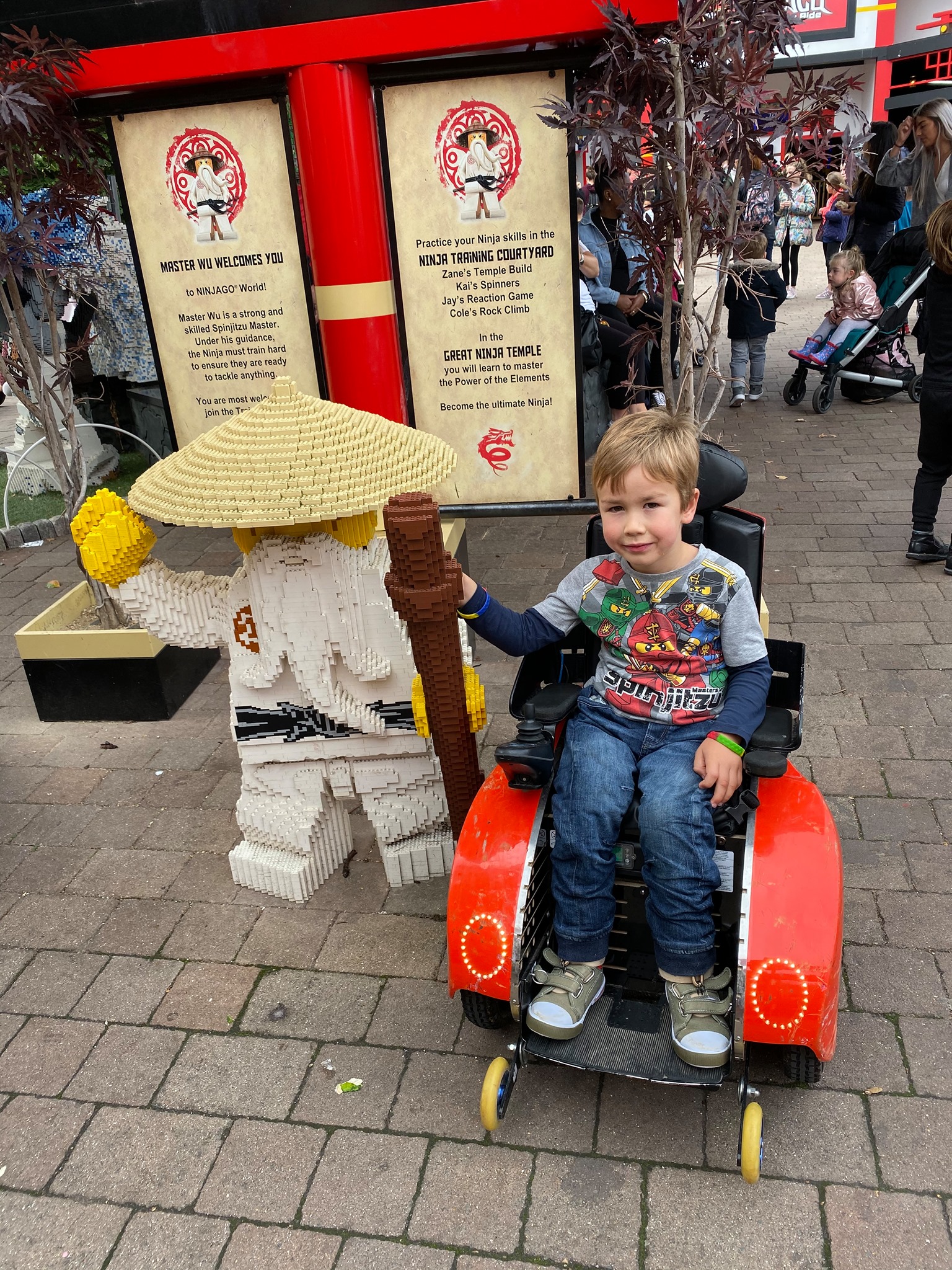 Five-year-old Sebby at Legoland resort