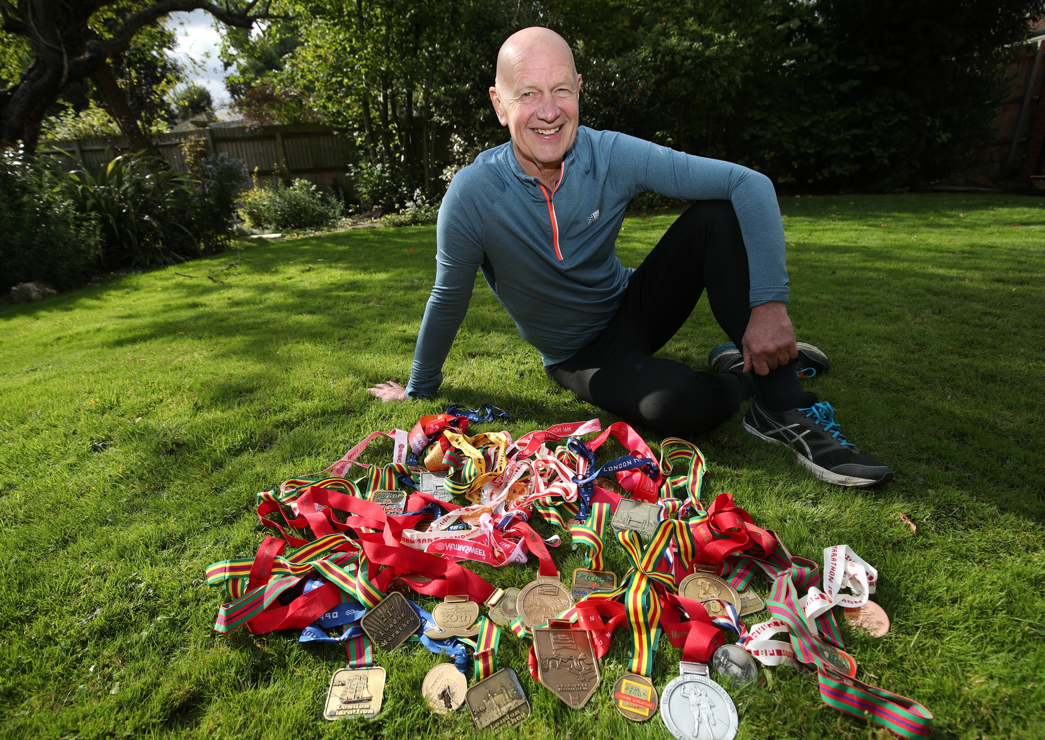 Terry Macey is one of 10 Ever Presents who have run every London Marathon (Yui Mok/PA)