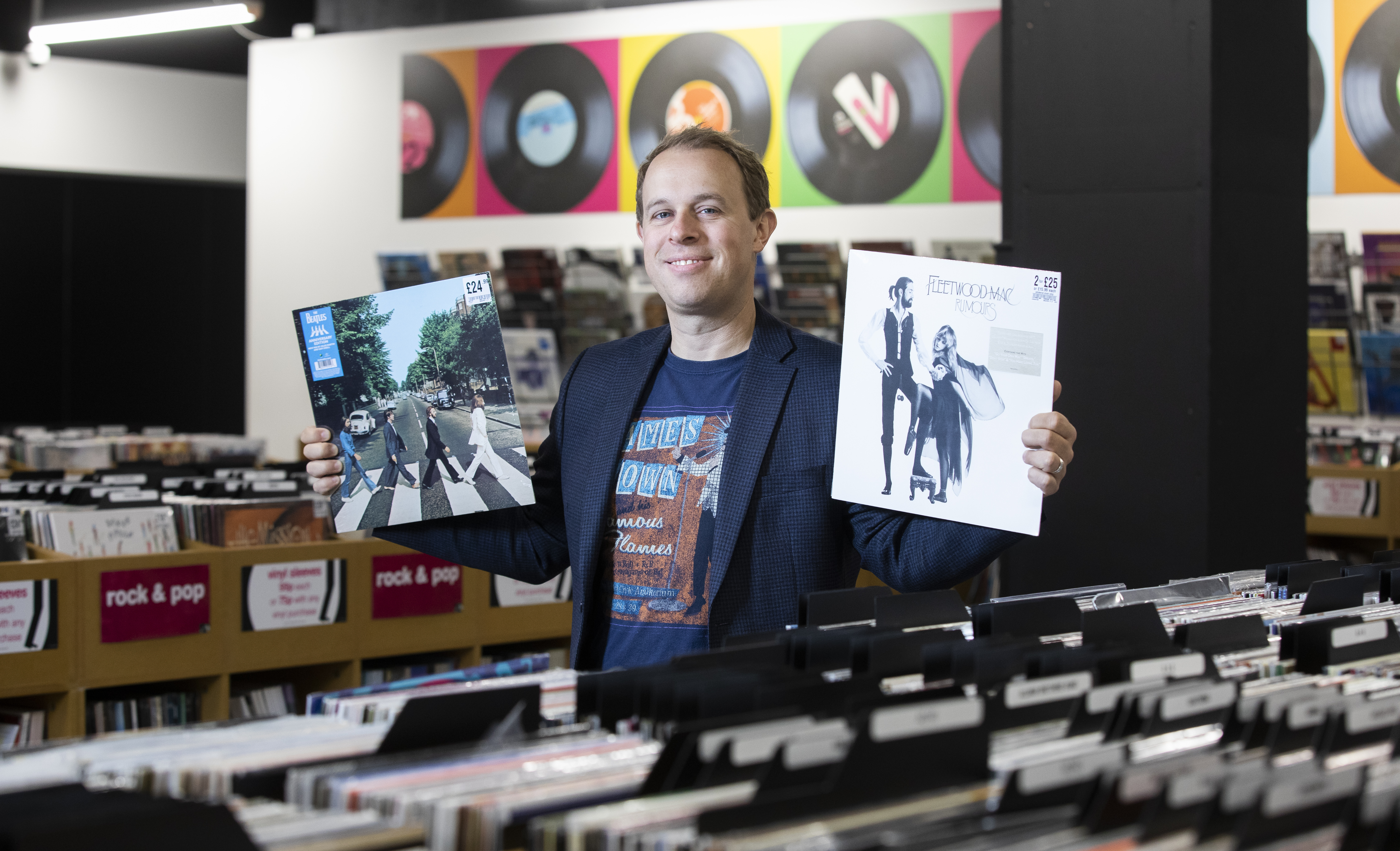 Owner of hmv Doug Putman ahead of the launch event of the hmv Vault in Birmingham. Fabio De Paola/PA)