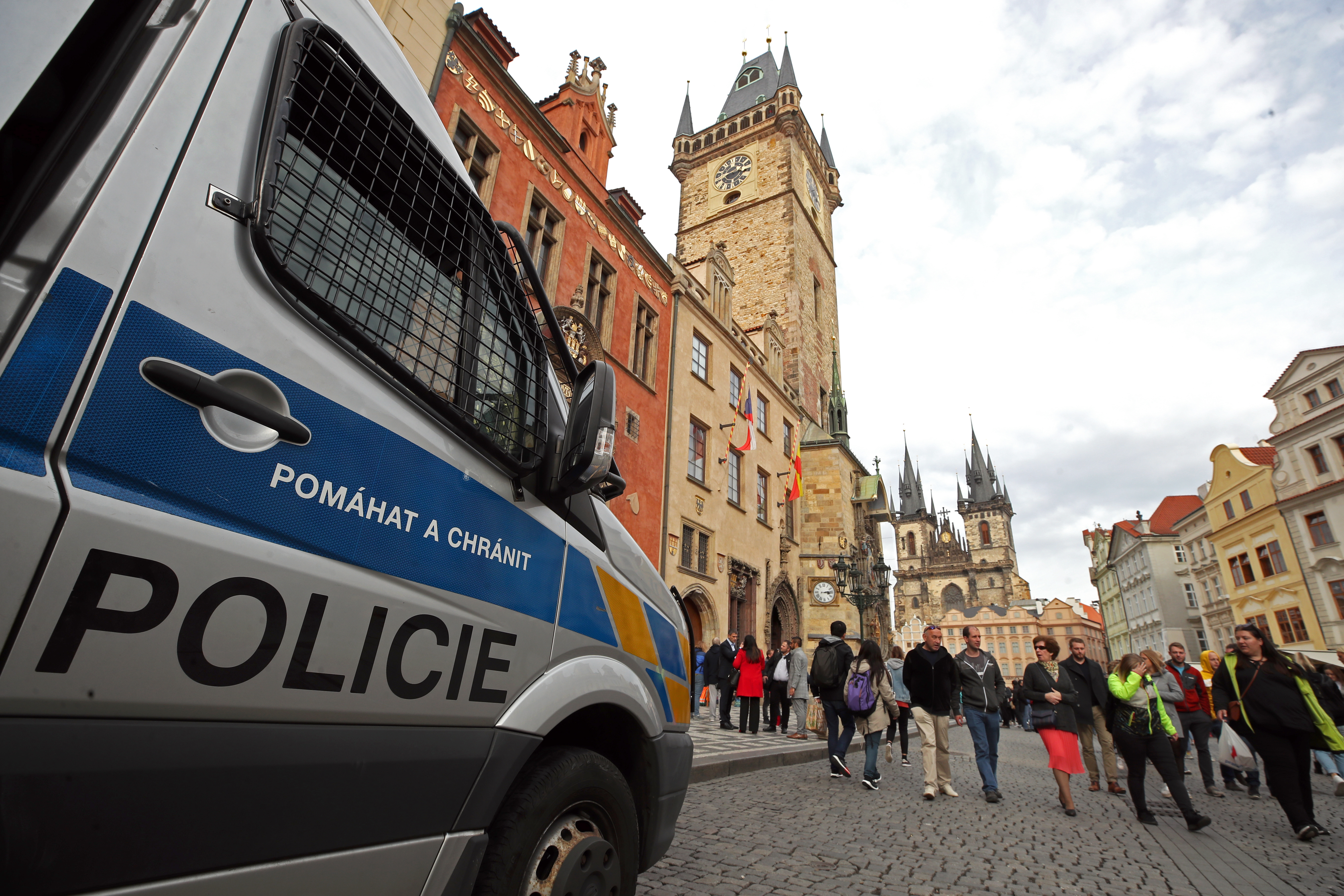 Police in Prague