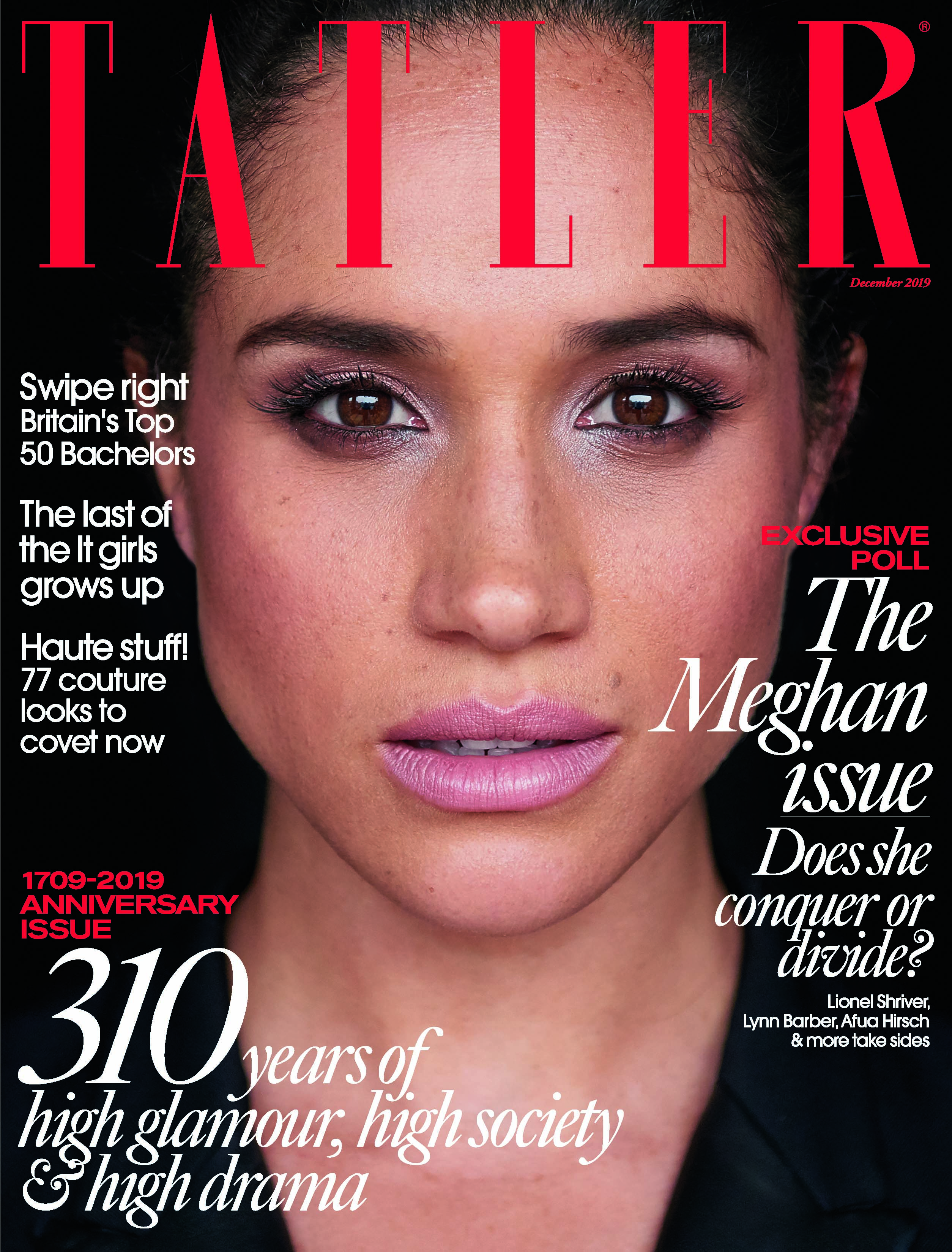 The Duchess of Sussex on the cover of Tatler