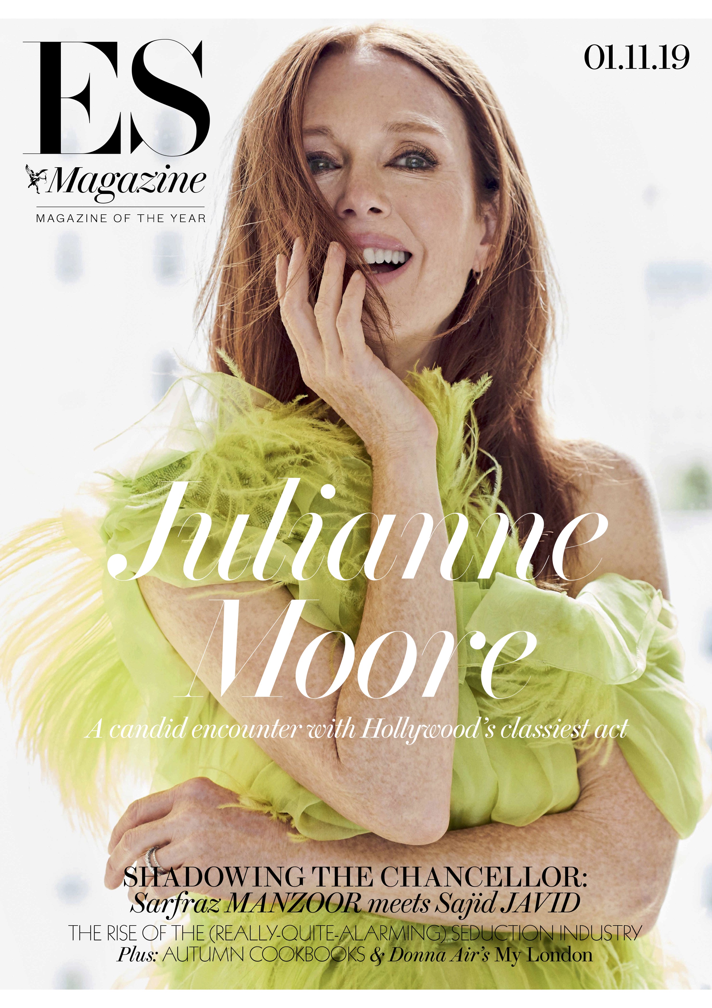 Julianne Moore on the cover of ES Magazine 
