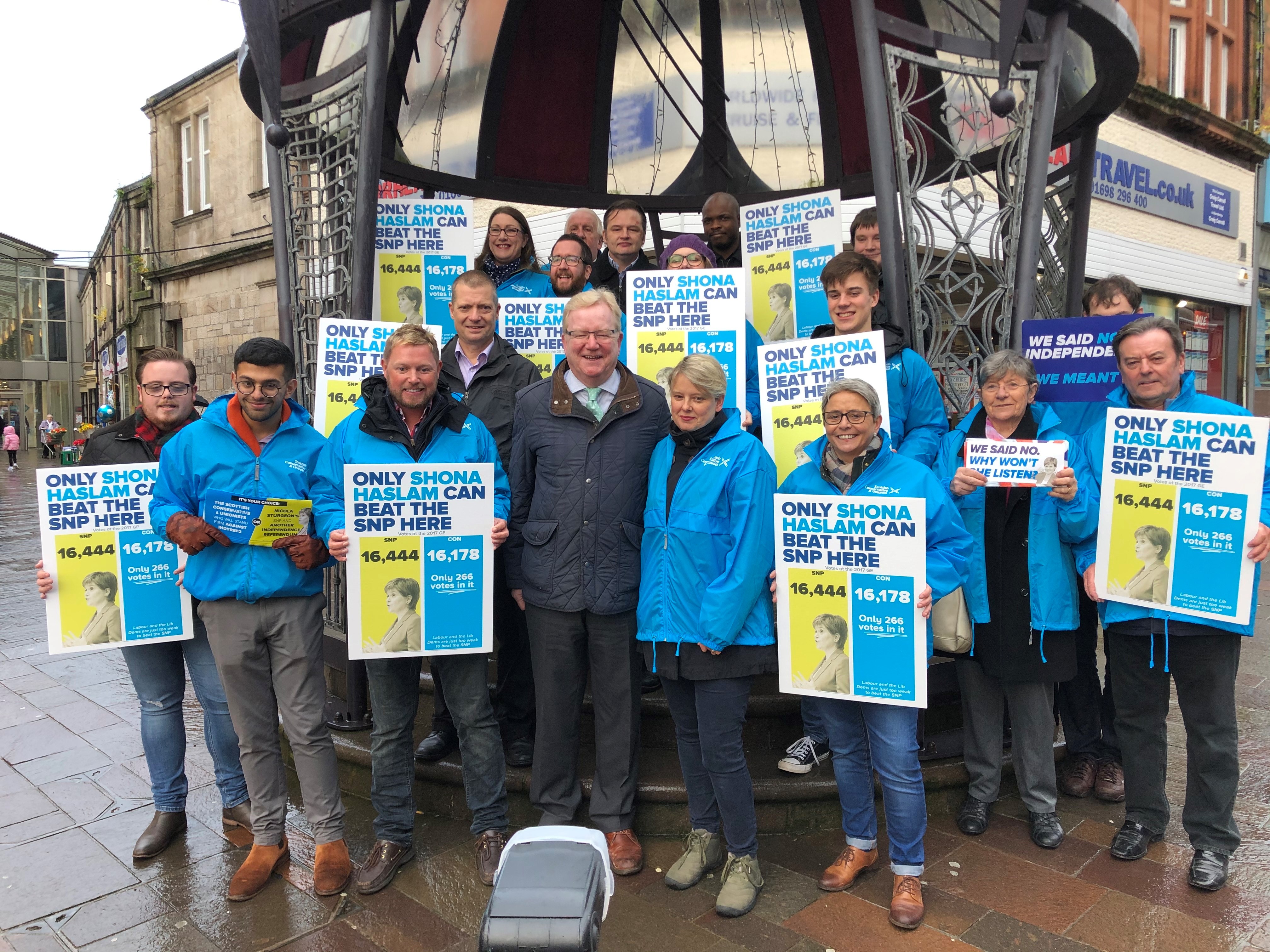 Jackson Carlaw campaigning