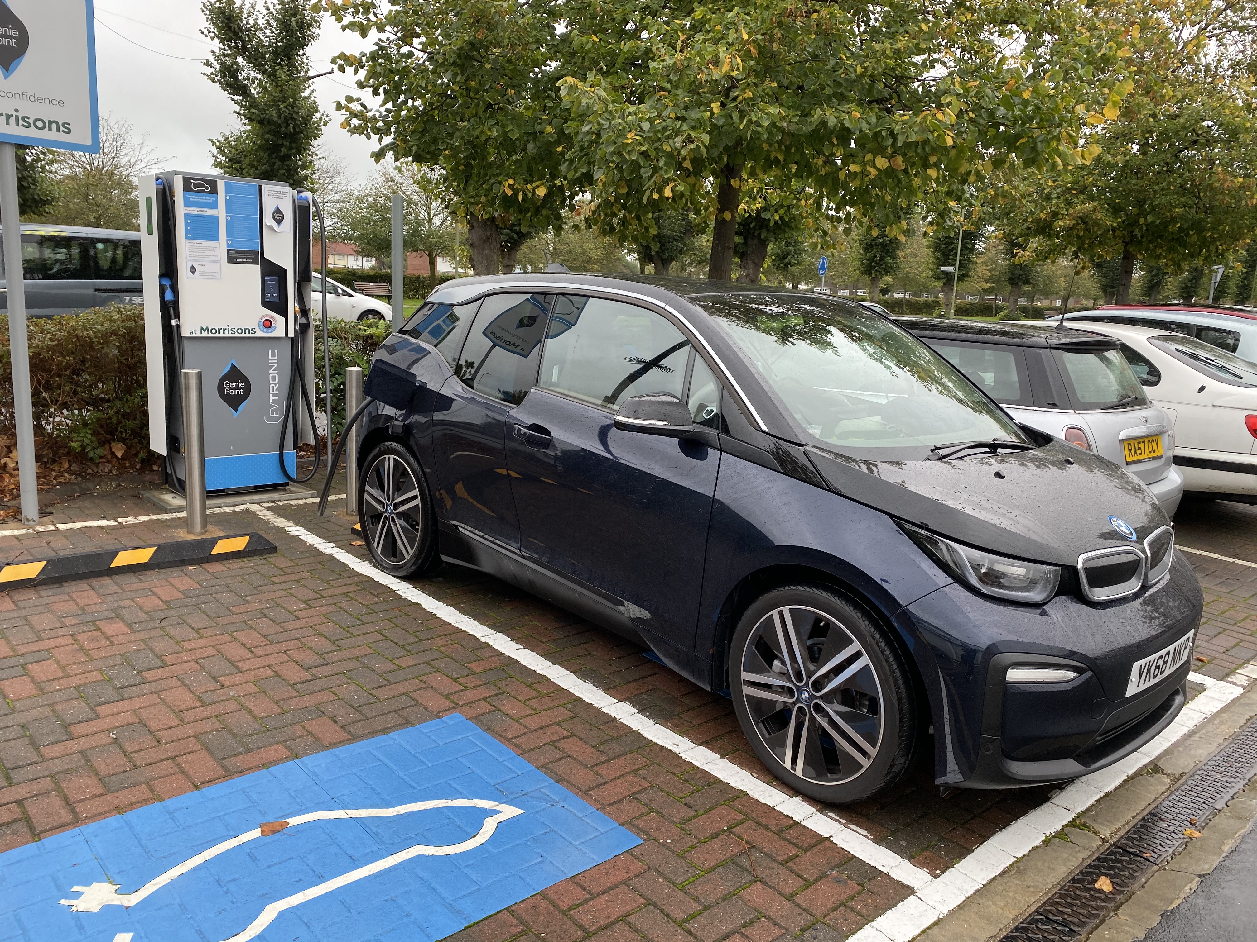 Charging was all that frequent with the i3