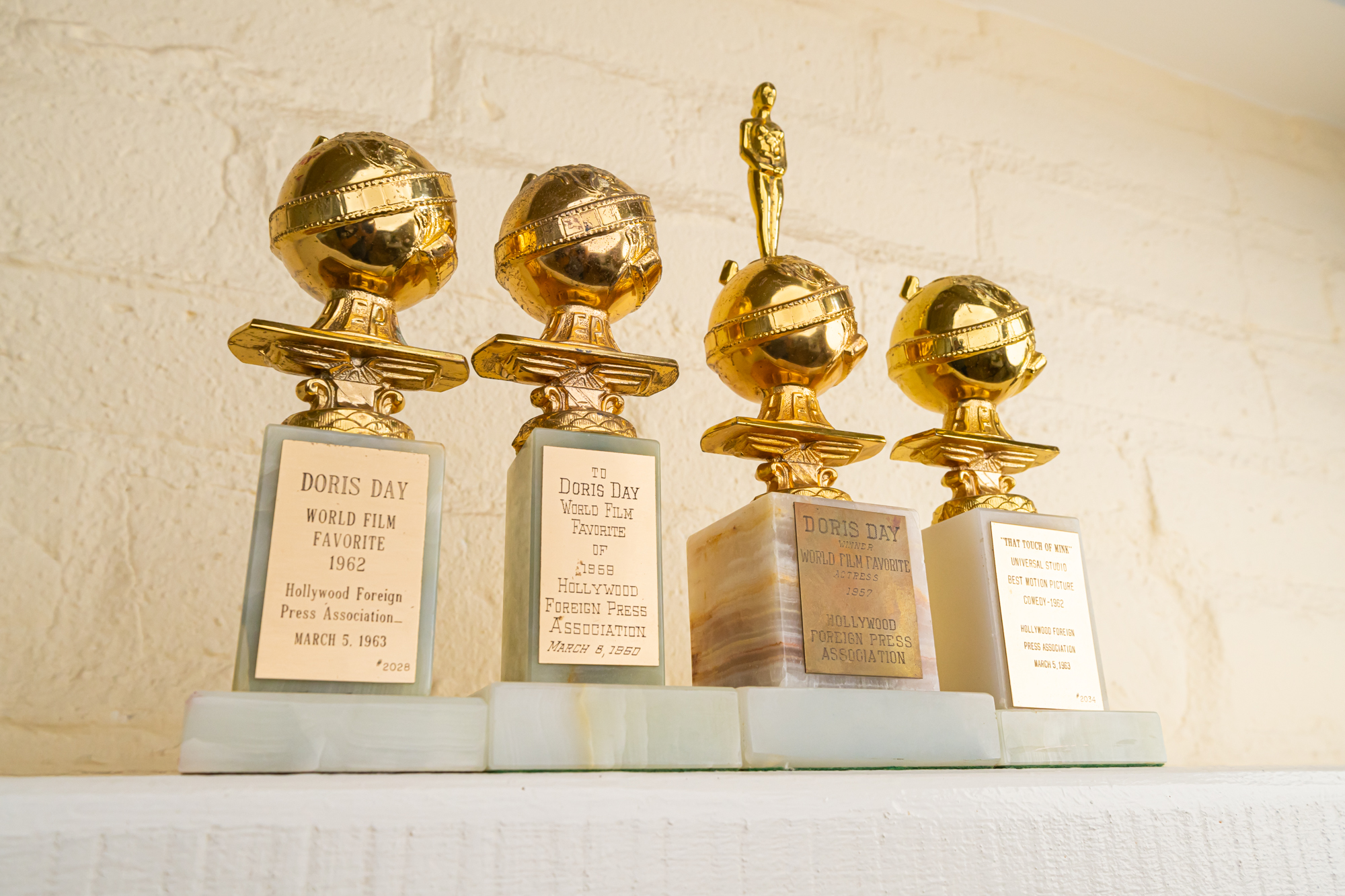 Doris Day's Golden Globe awards