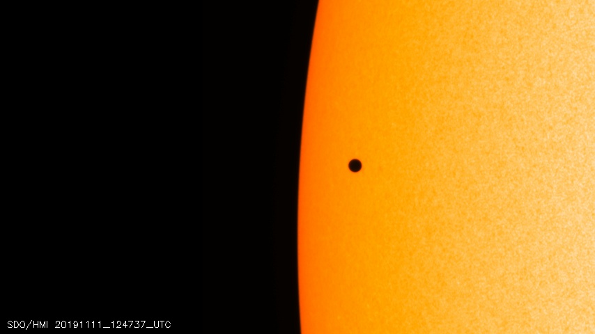 Mercury passing the sun