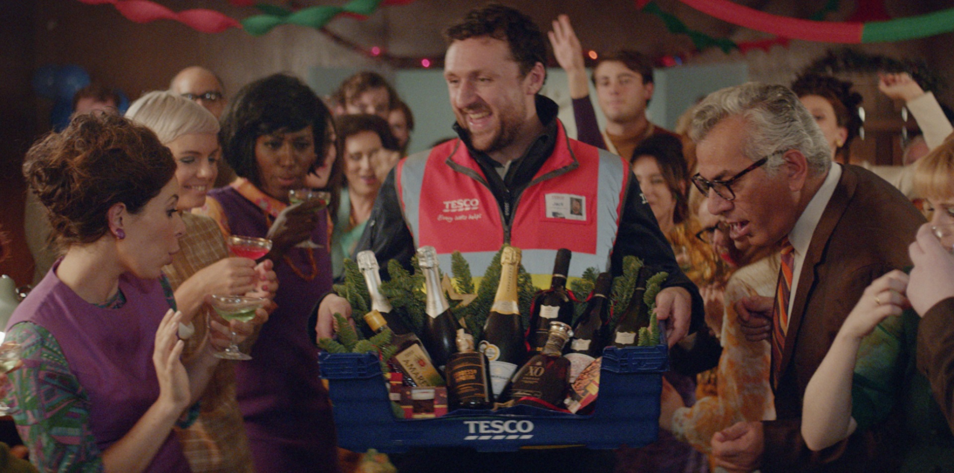 A Tesco delivery driver goes back in time in its new ad