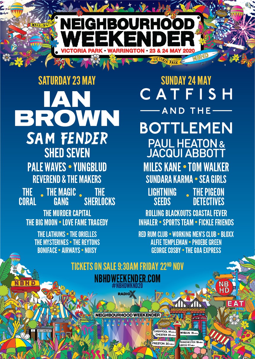 Neighbourwood Weekender 2023 line-up announced