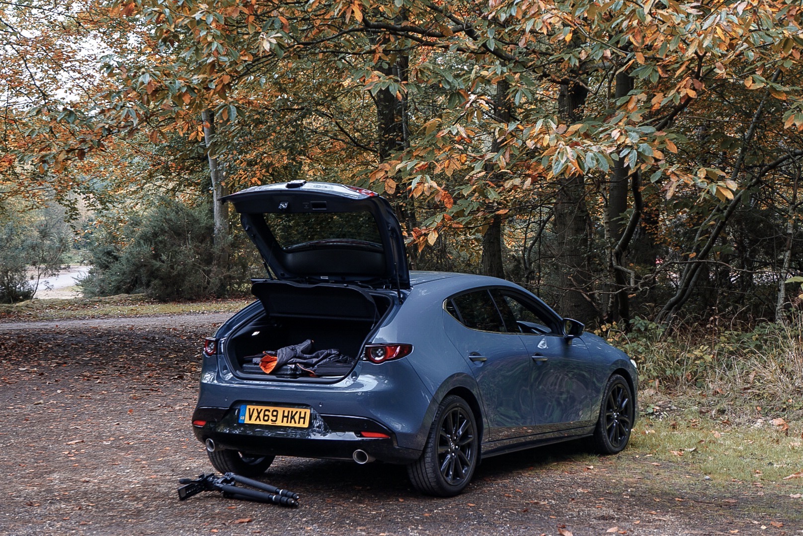 The Mazda's large boot means it's a practical option
