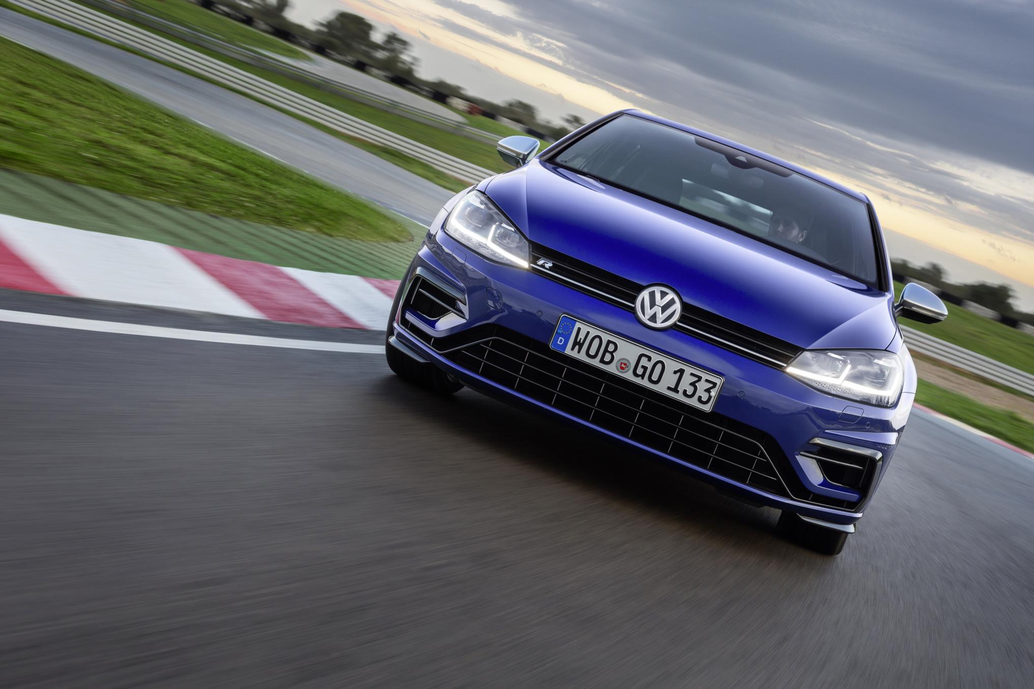 The Golf R's all-wheel-drive system makes it unstoppable in all conditions
