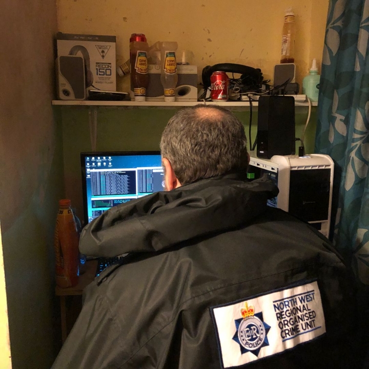 Police search computer