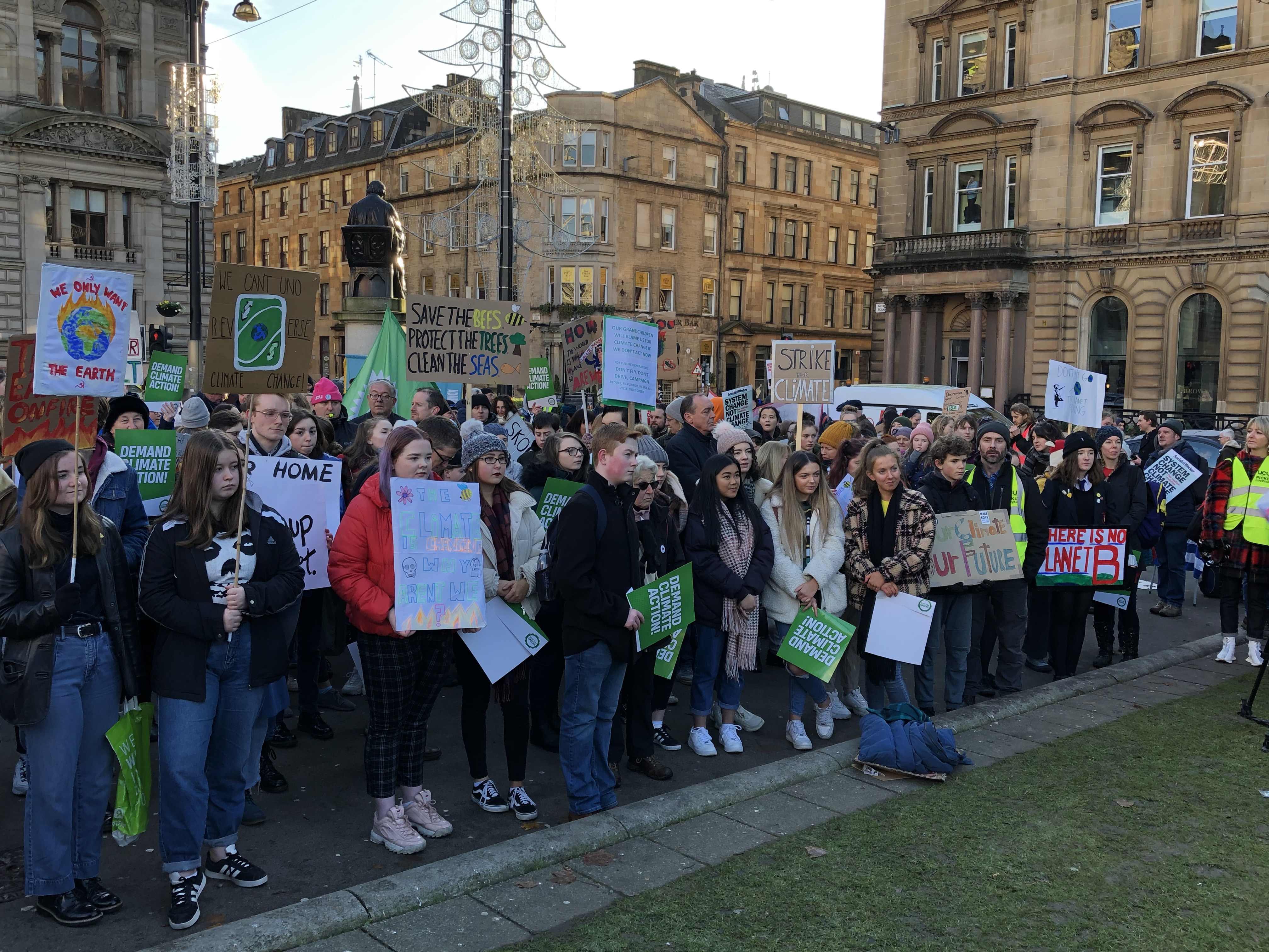 Climate strike Glasgow