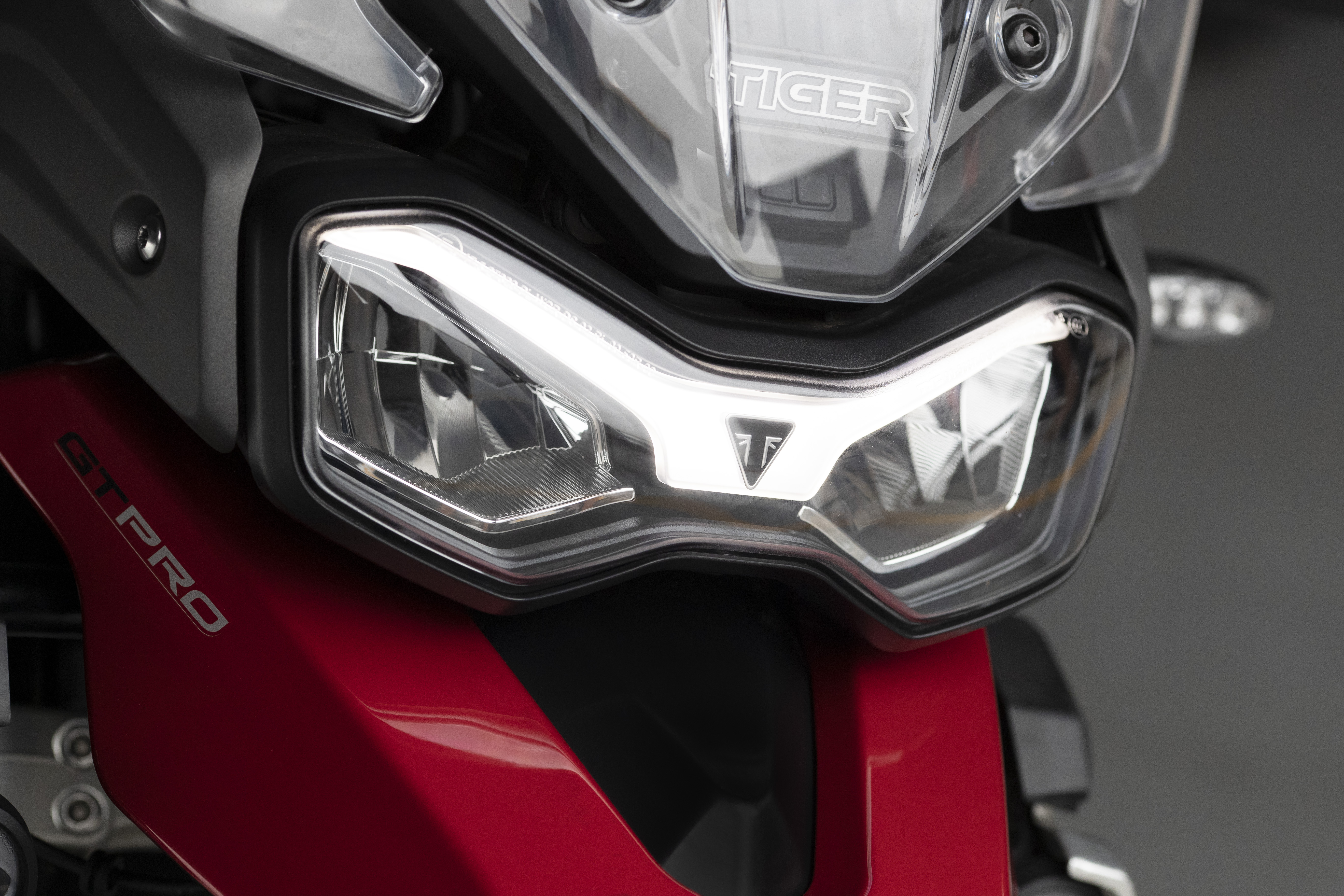 A new single daytime running light sits at the front of the bike