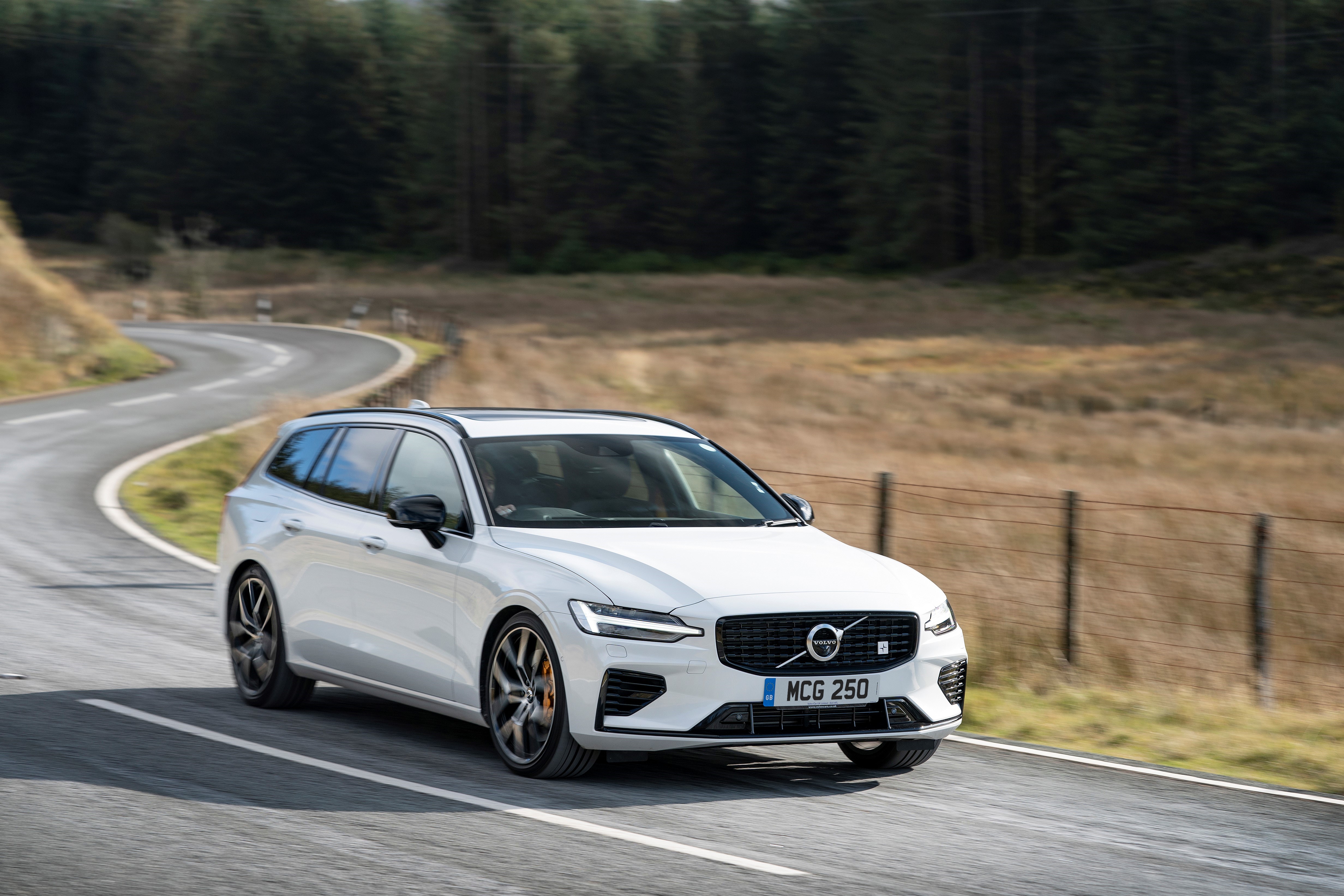 Redesigned front bumpers help the V60 to stand out