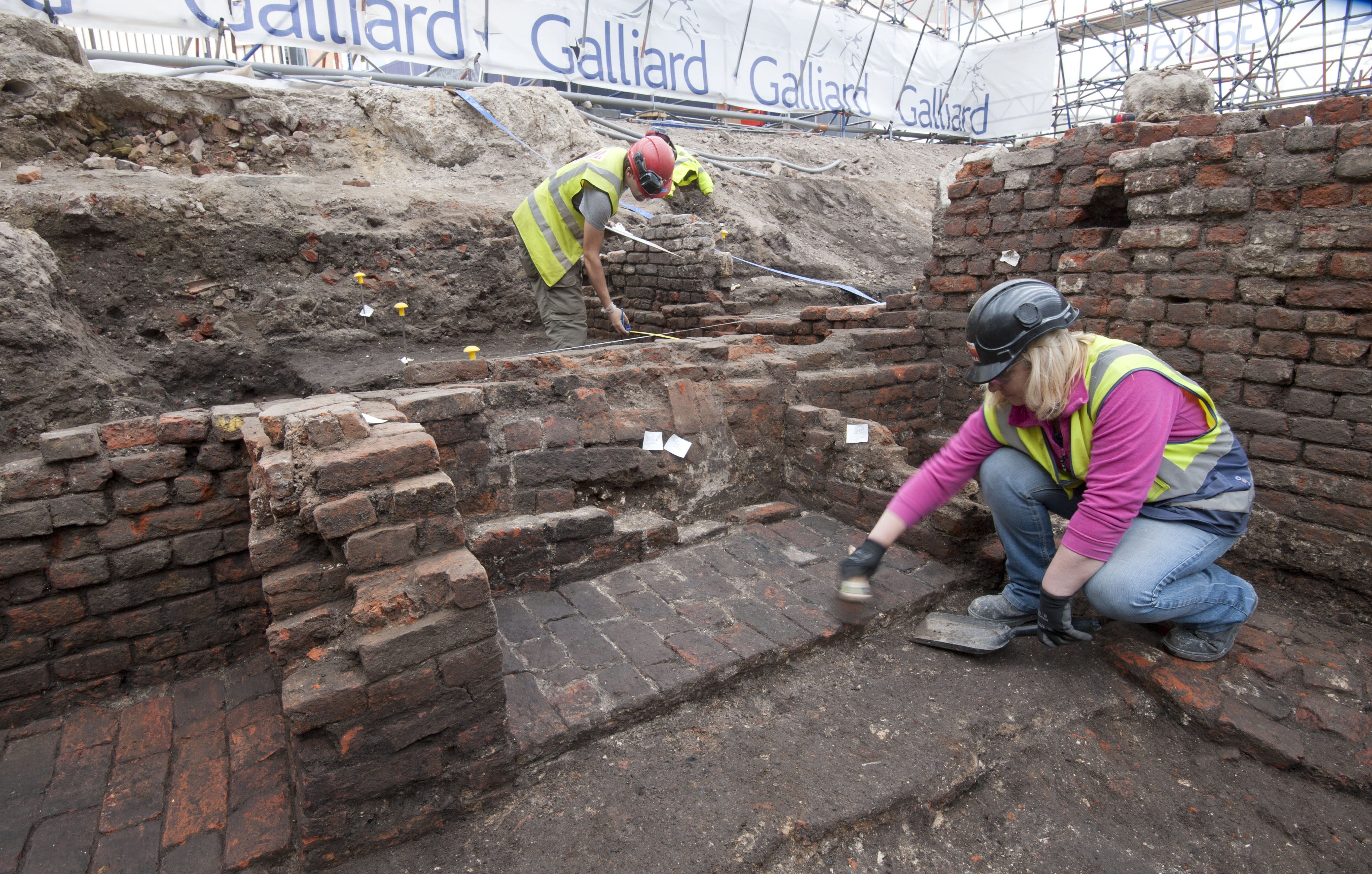 MOLA archaeologist Heather Knight excavated the Curtain in Shoreditch (MOLA/PA)