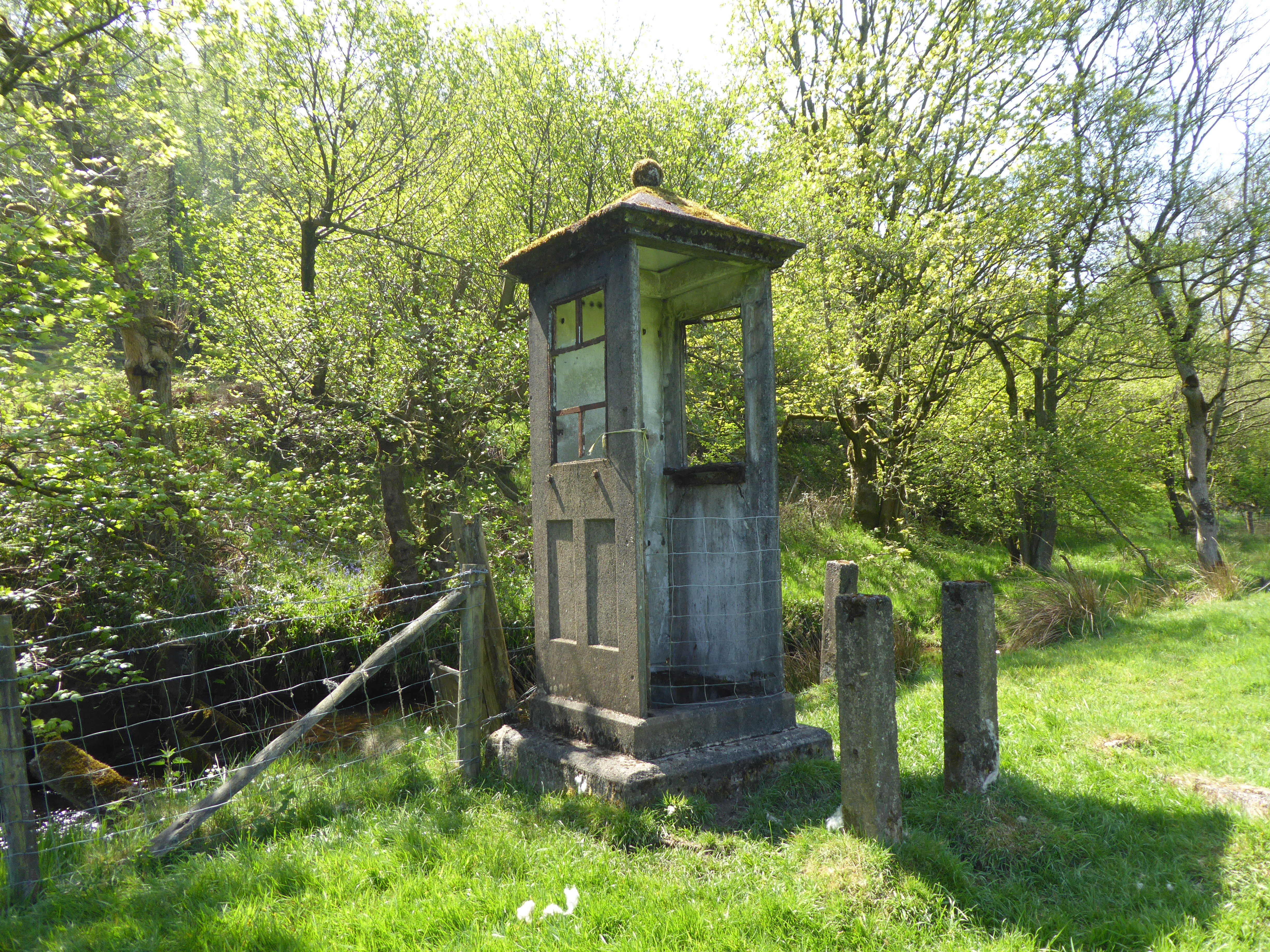 K1 telephone kiosk is located in a field in West Yorkshire (Historic England/PA)