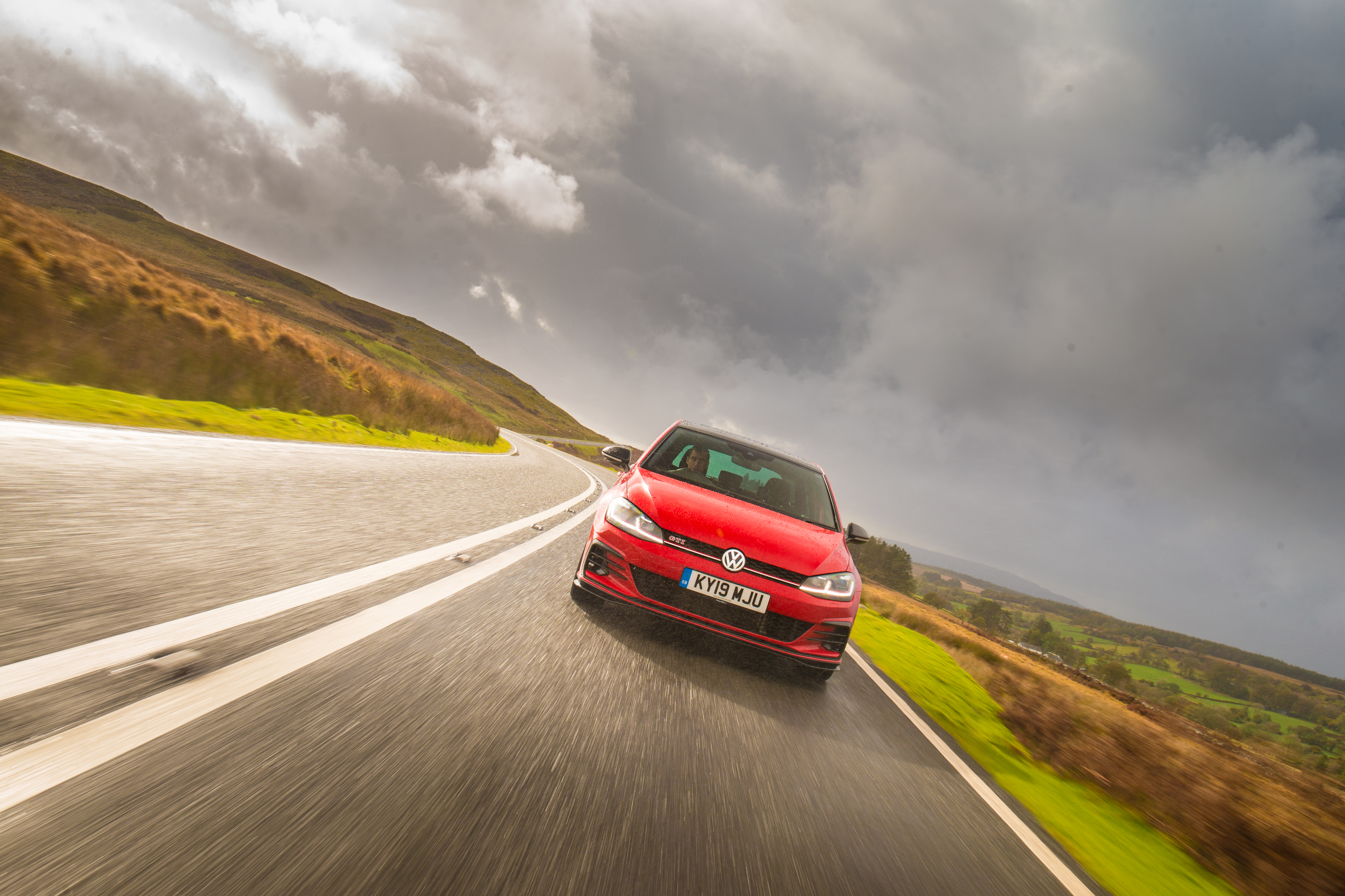 The GTI TCR is great in both the wet and the dry