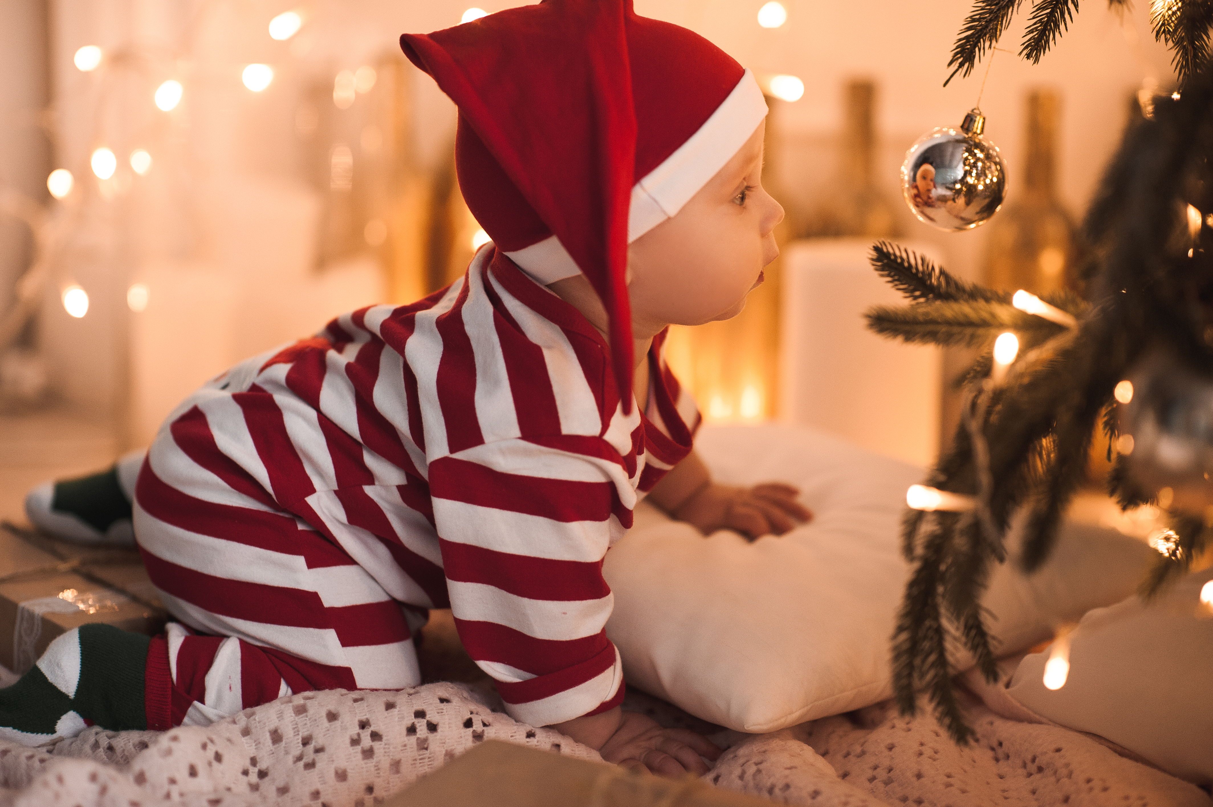 Baby and tree