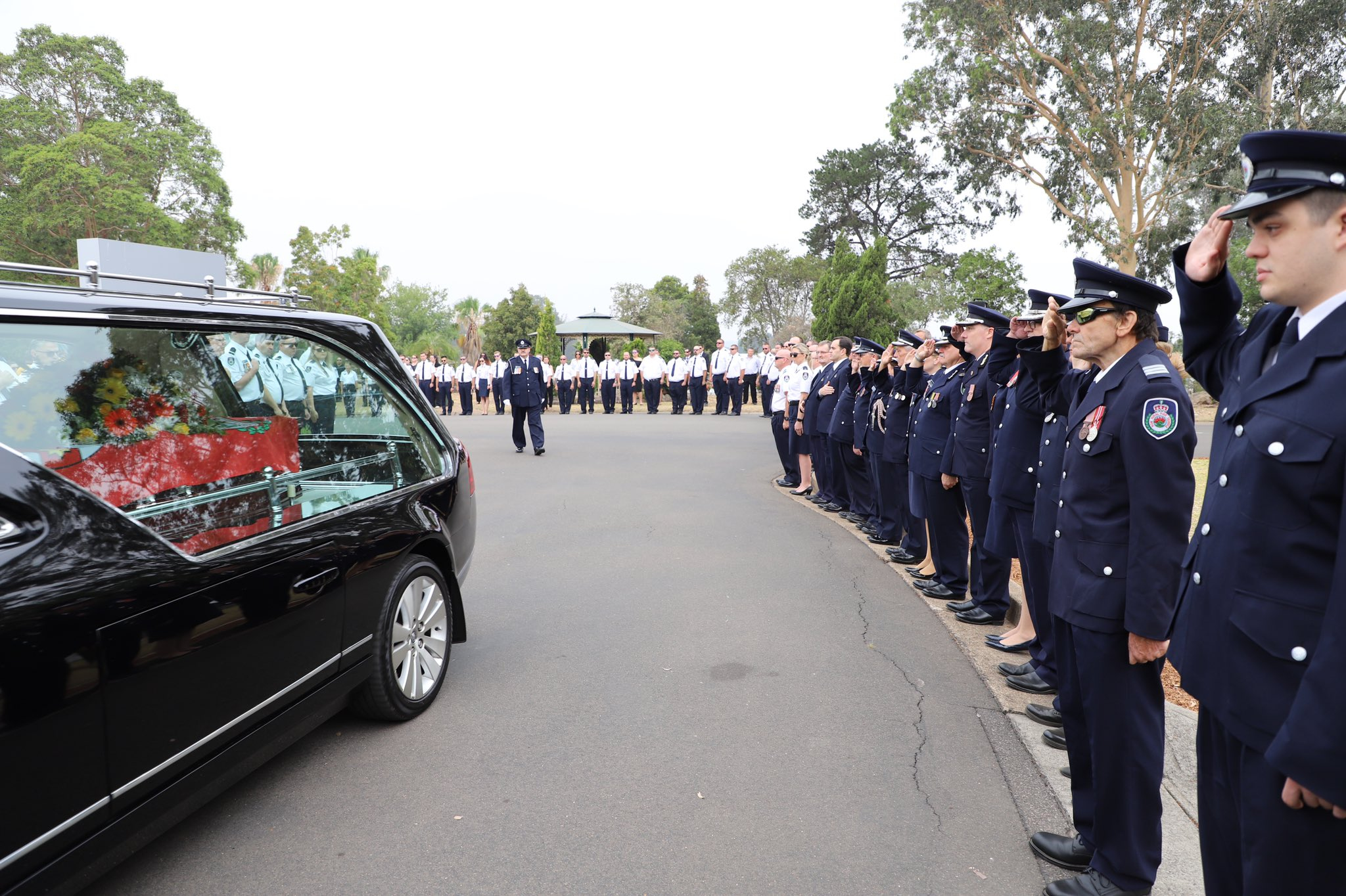 Volunteer firefighter honoured posthumously