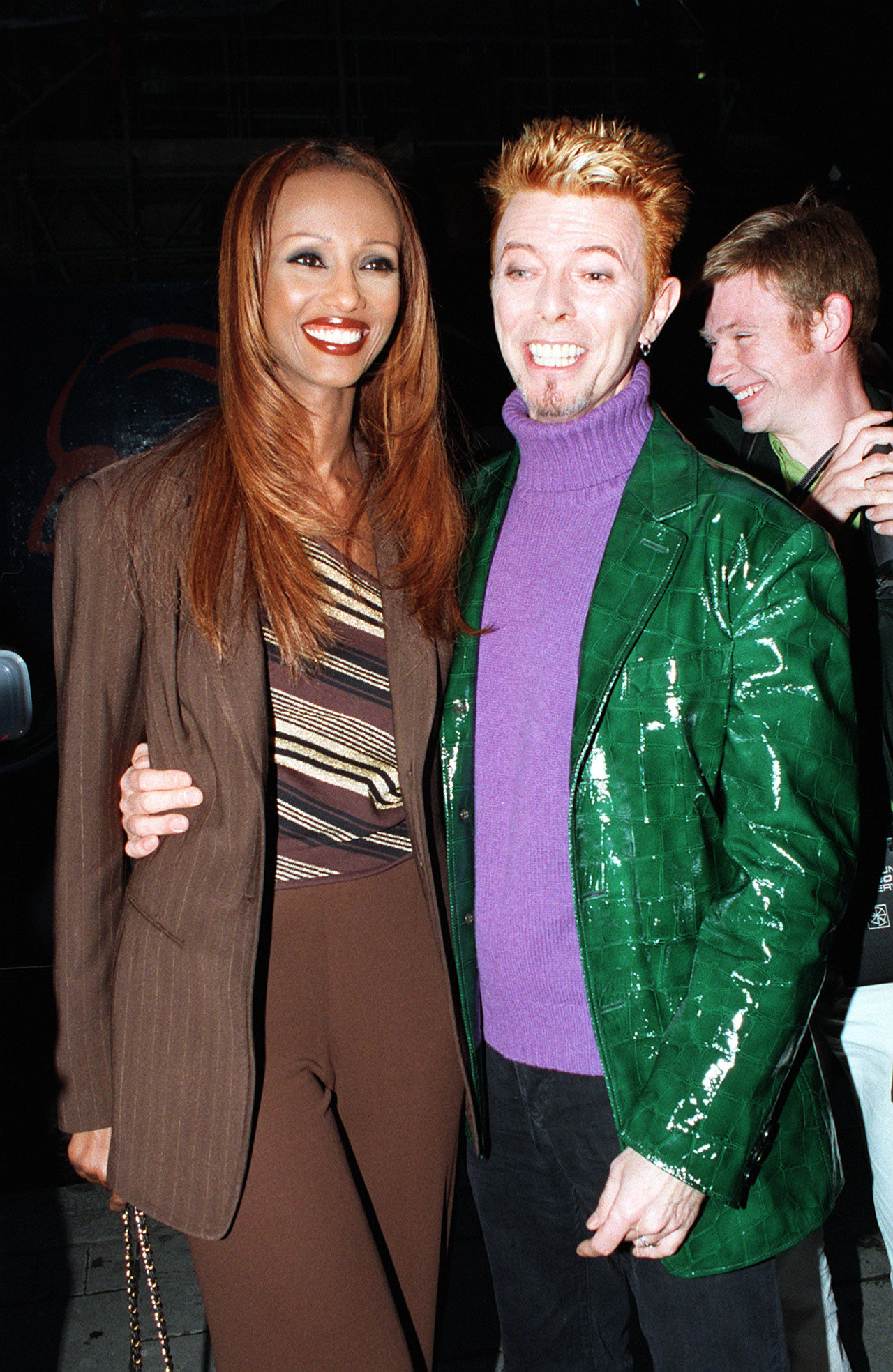 Bowie and Iman in 1997