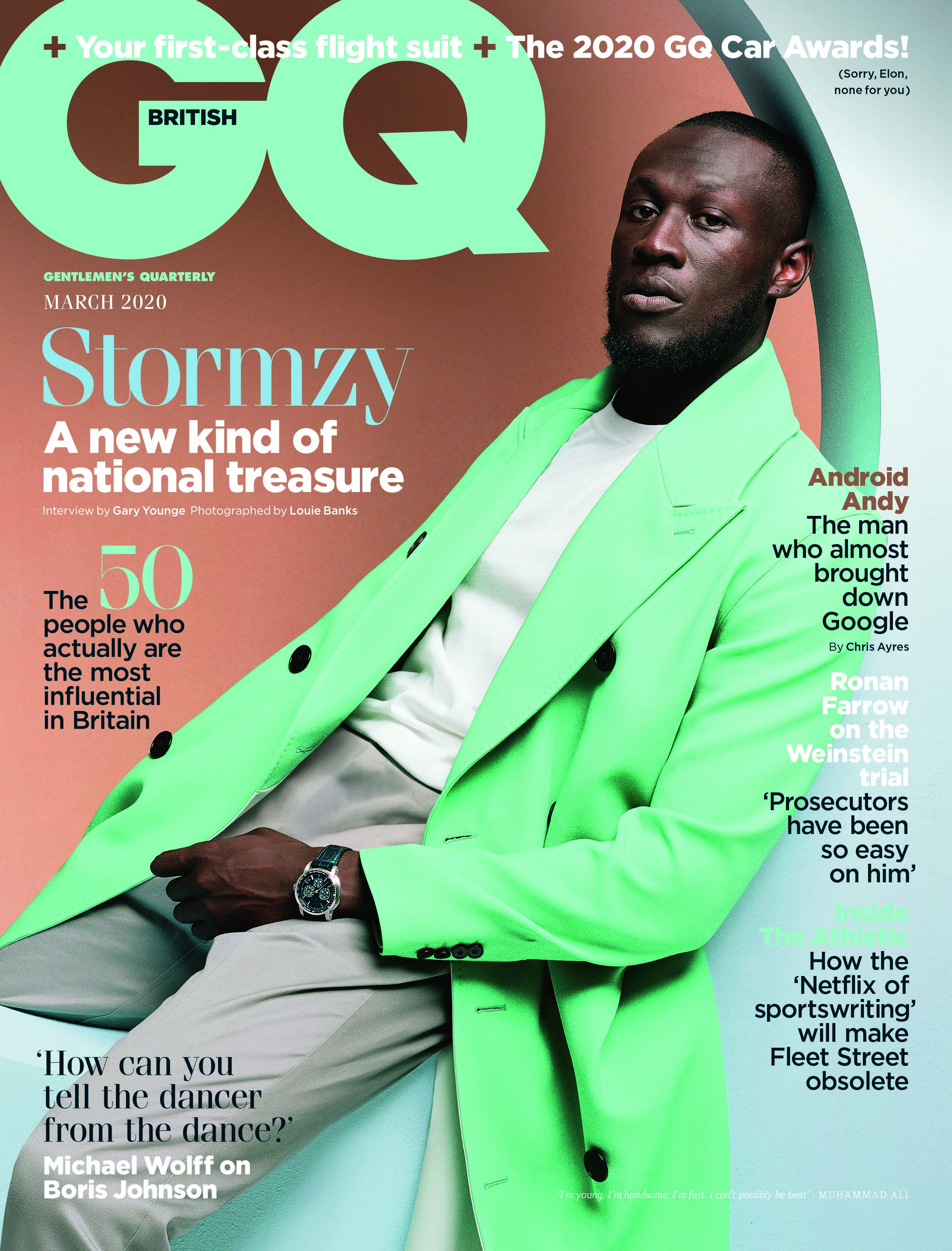 Stormzy on the cover of GQ