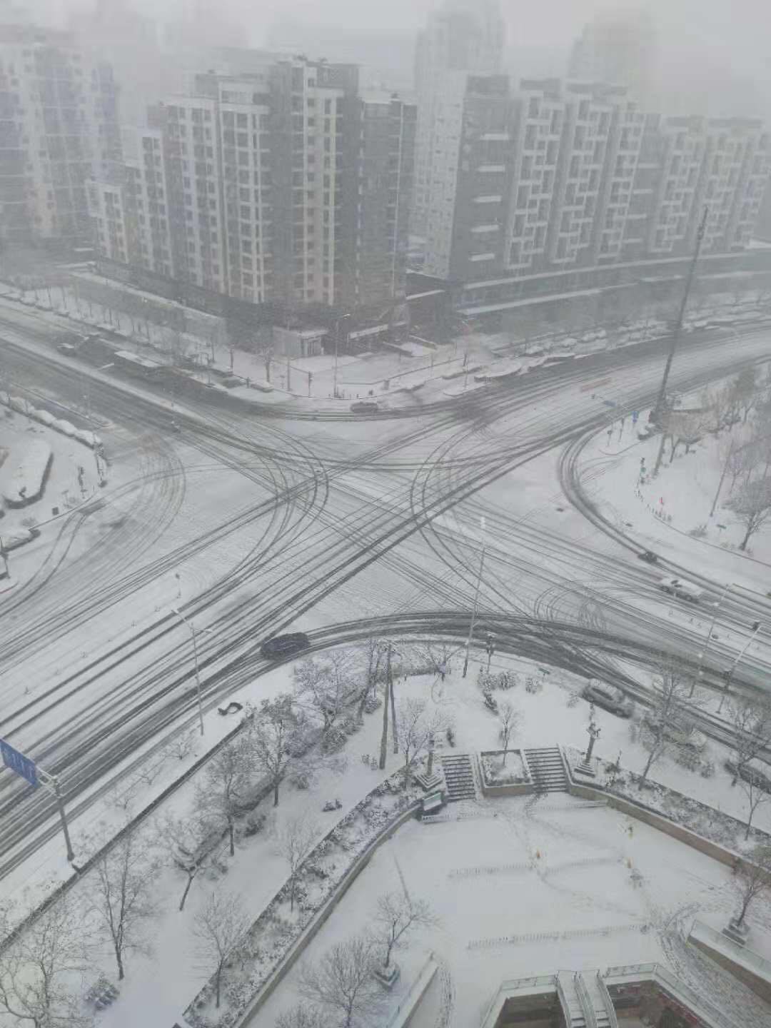 A typically busy residential area of Beijing, during the coronavirus outbreak