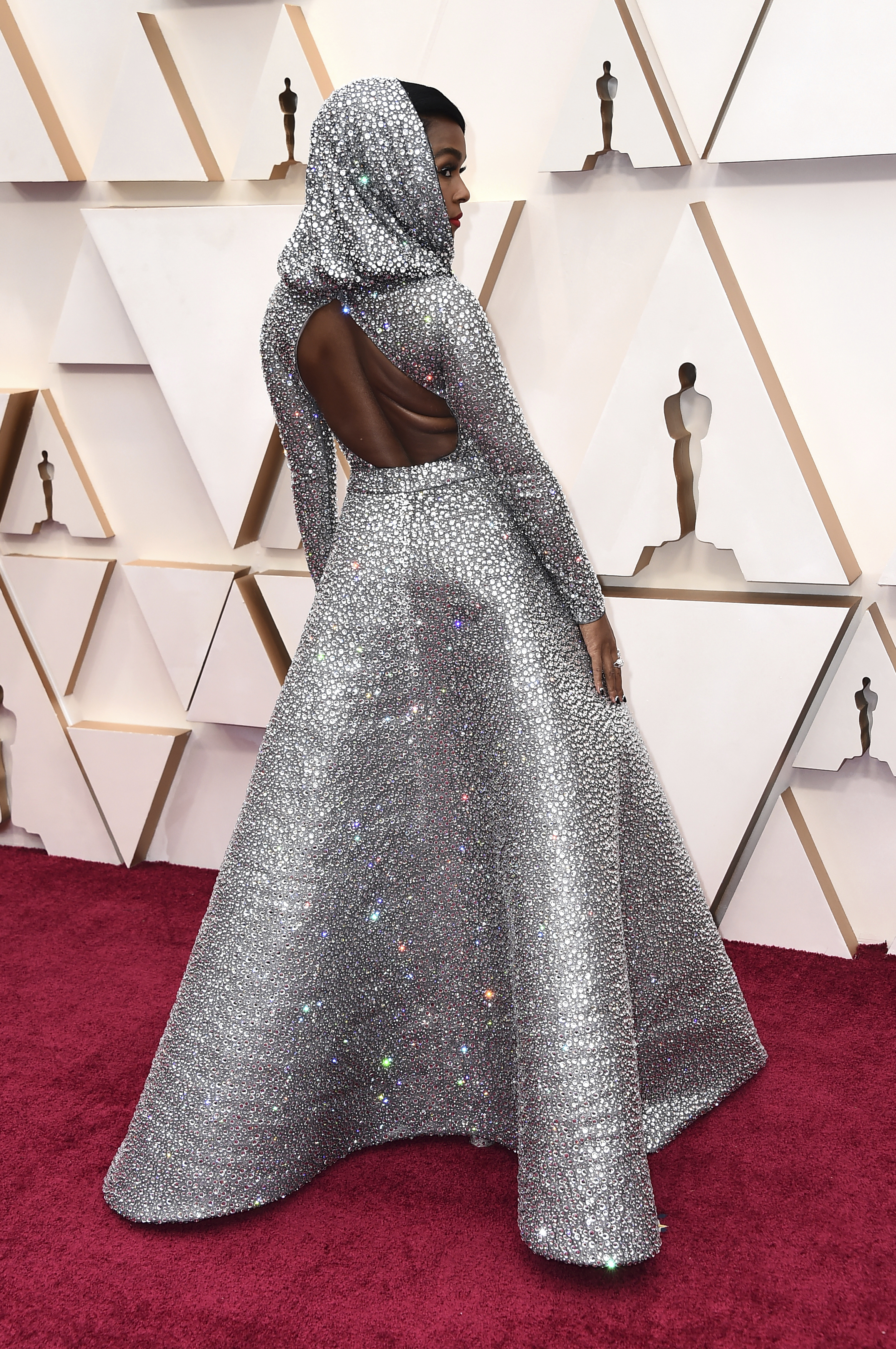 Janelle Monae dazzles in futuristic dress on Oscars red carpet