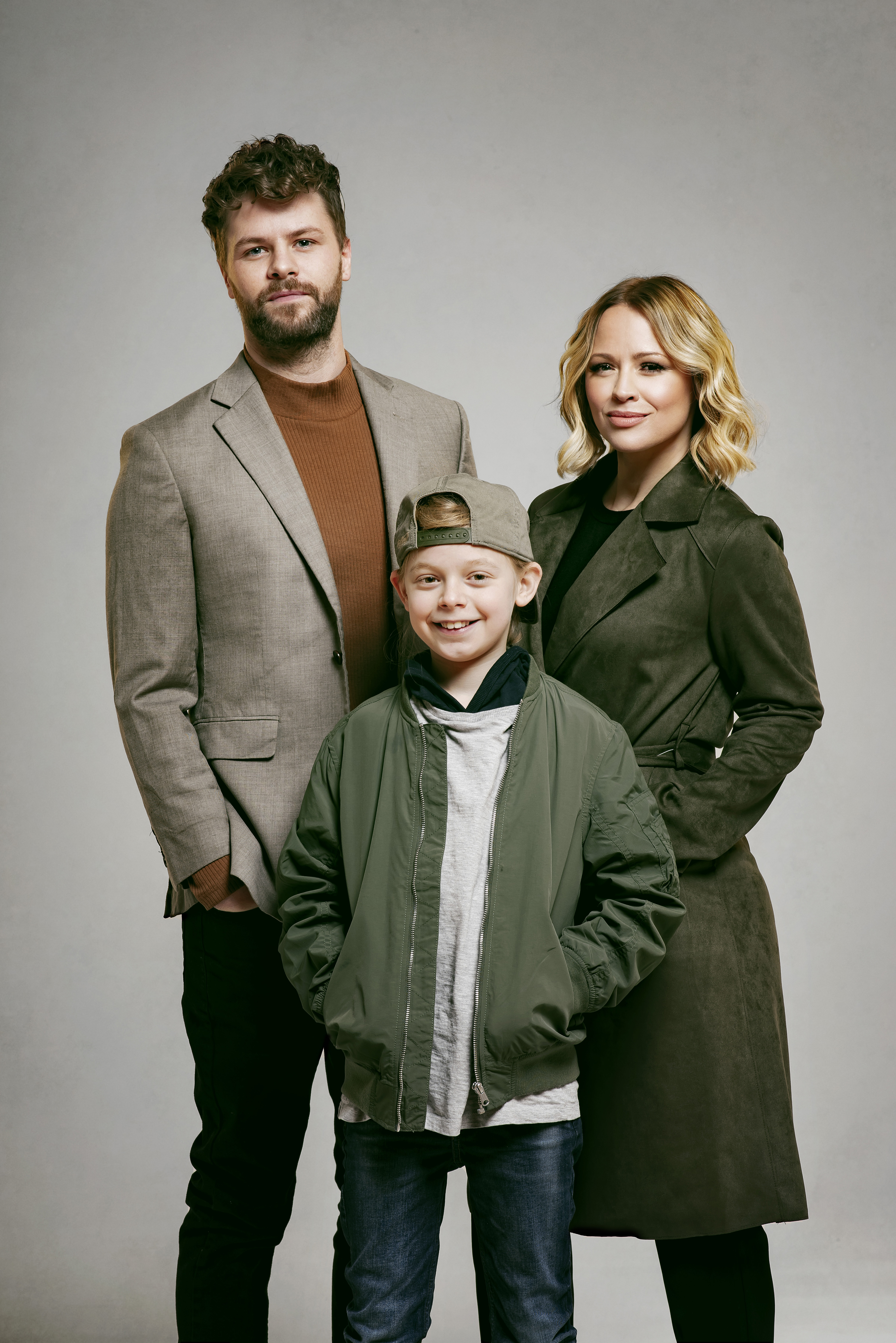 Jay McGuiness, Kimberley Walsh and Theo Collis, credit Matt Crockett