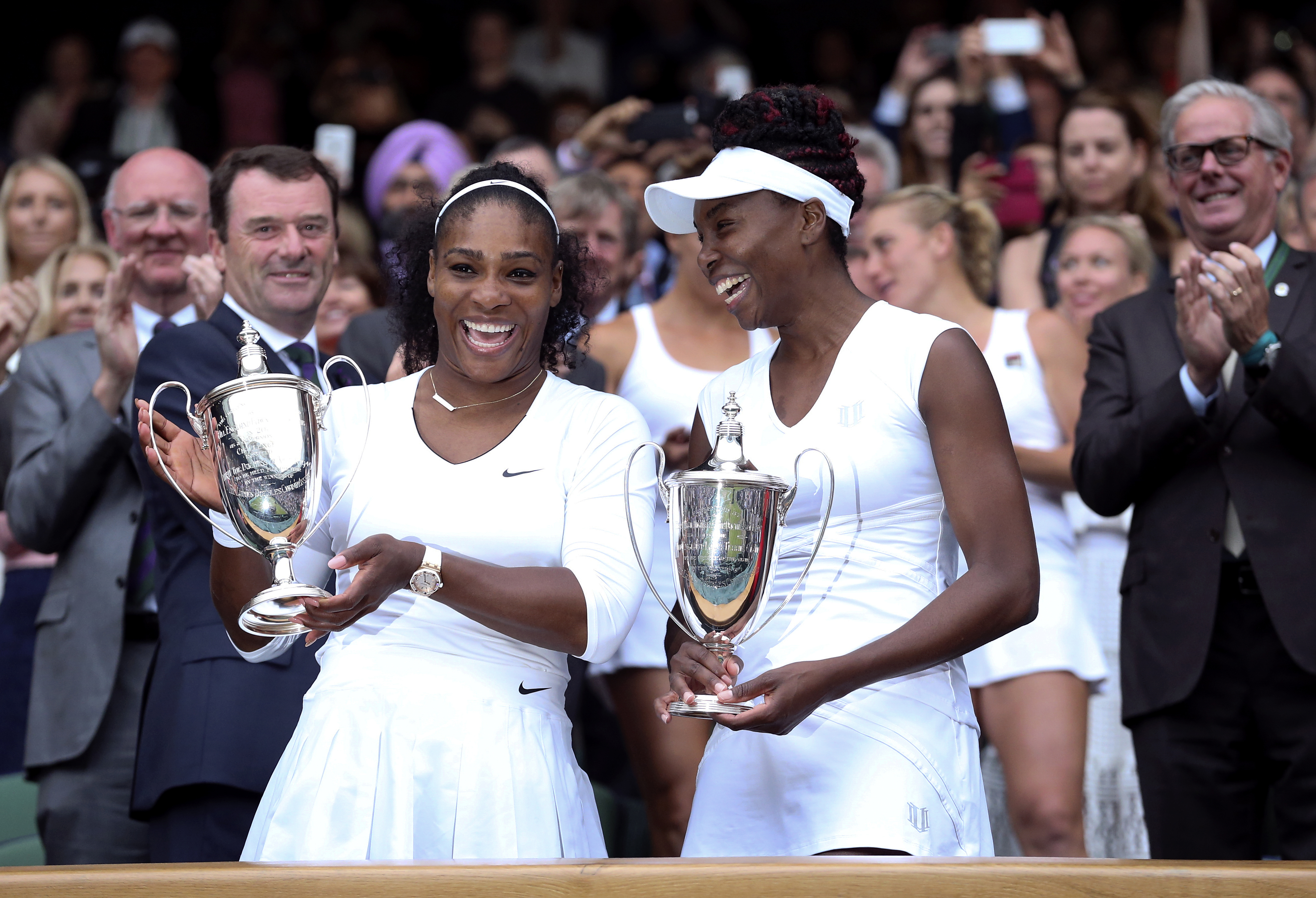 Serena and Venus Williams both have plant-based diets (Steve Parsons/PA)