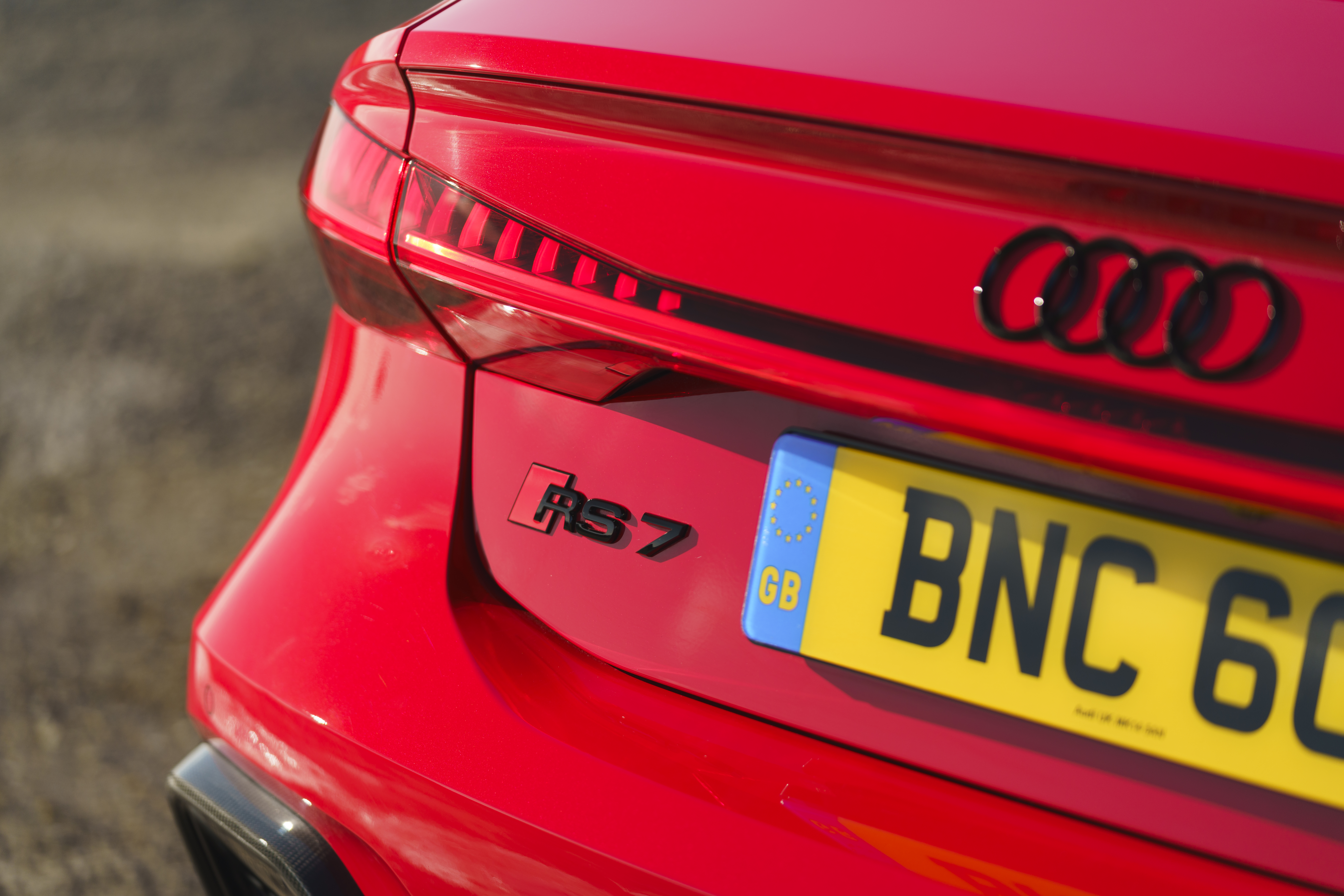 Audi RS 7 badge detail