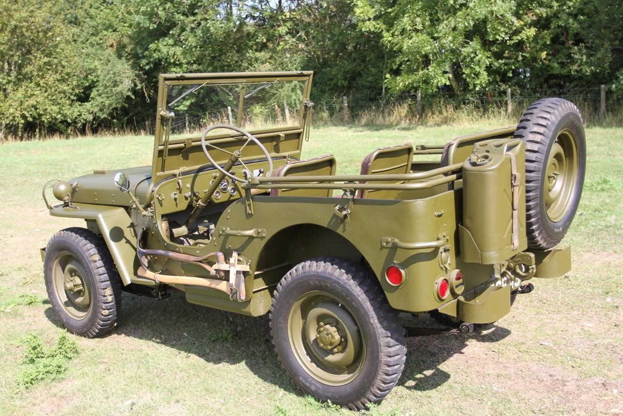 A 1944 Willys-Overland Military Jeep that was once owned by General Dwight D Eisenhower is to be sold at auction by Cheffins in Cambridgeshire. (Cheffins Auctioneers/ PA)