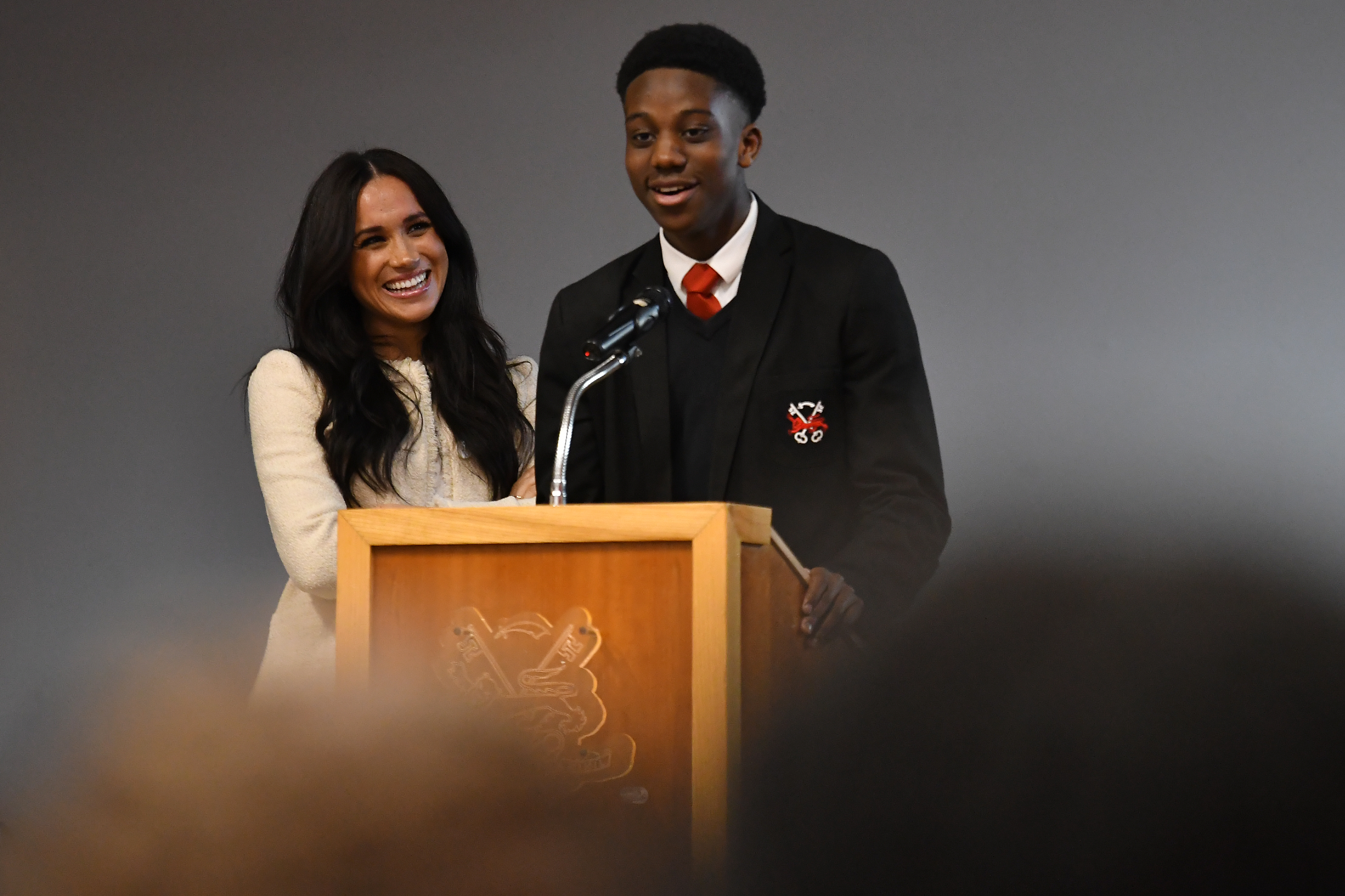 Meghan's school visit 