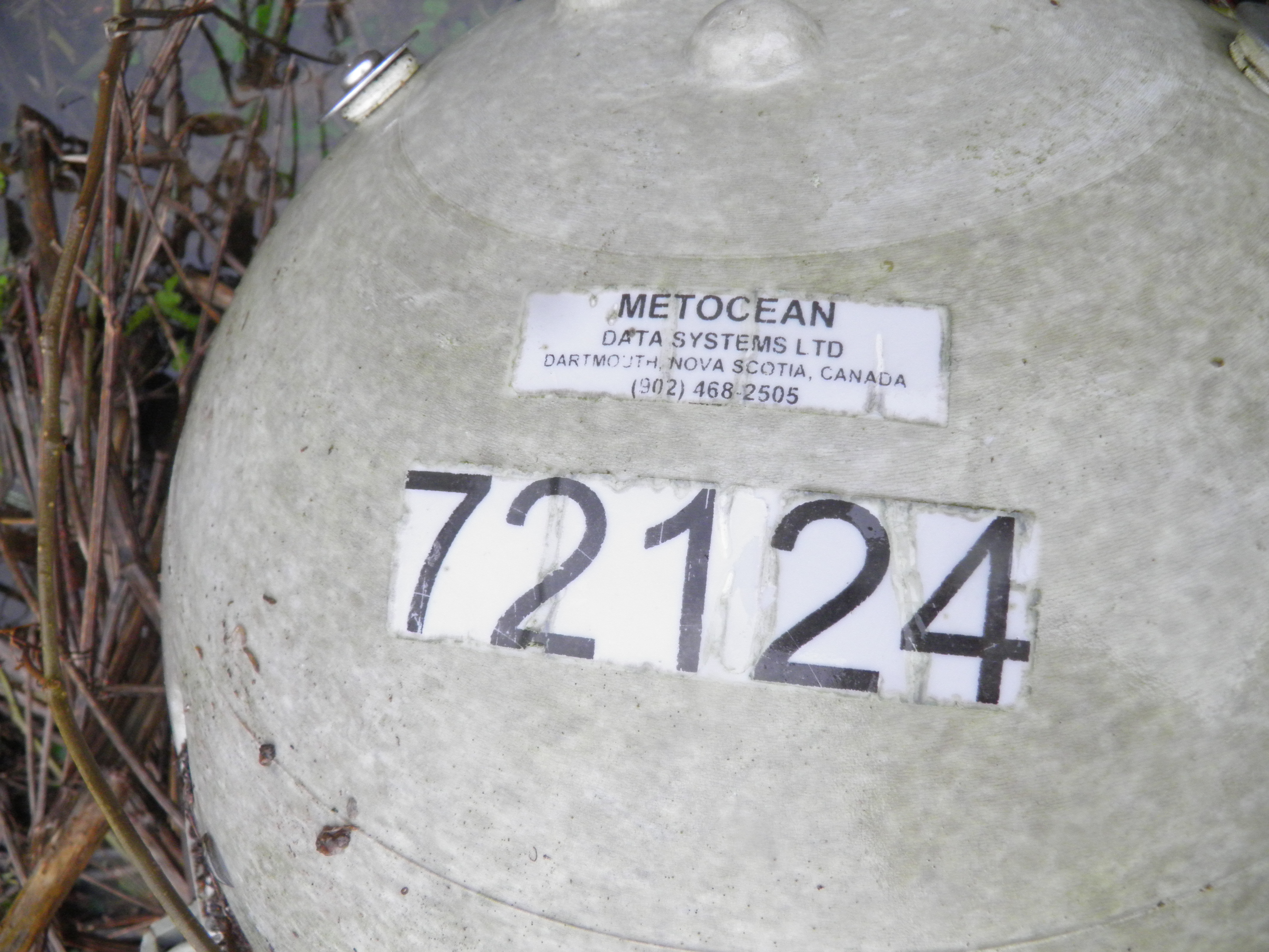 Monitoring buoy that was found at White Park Bay (National Trust/ Cliff Henry/PA)