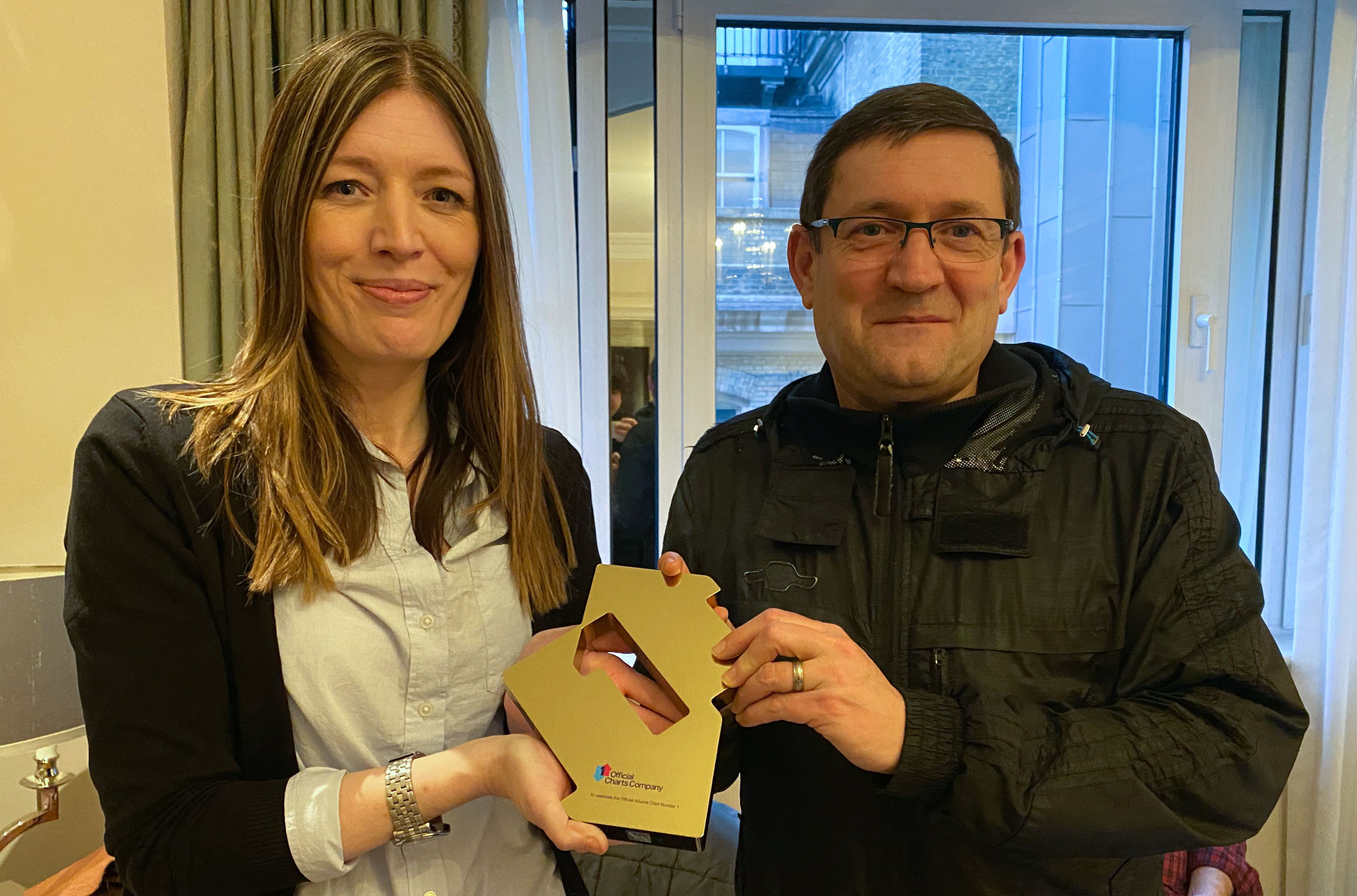 Paul Heaton and Jacqui Abbot Manchester Calling Number 1 Album Award 2