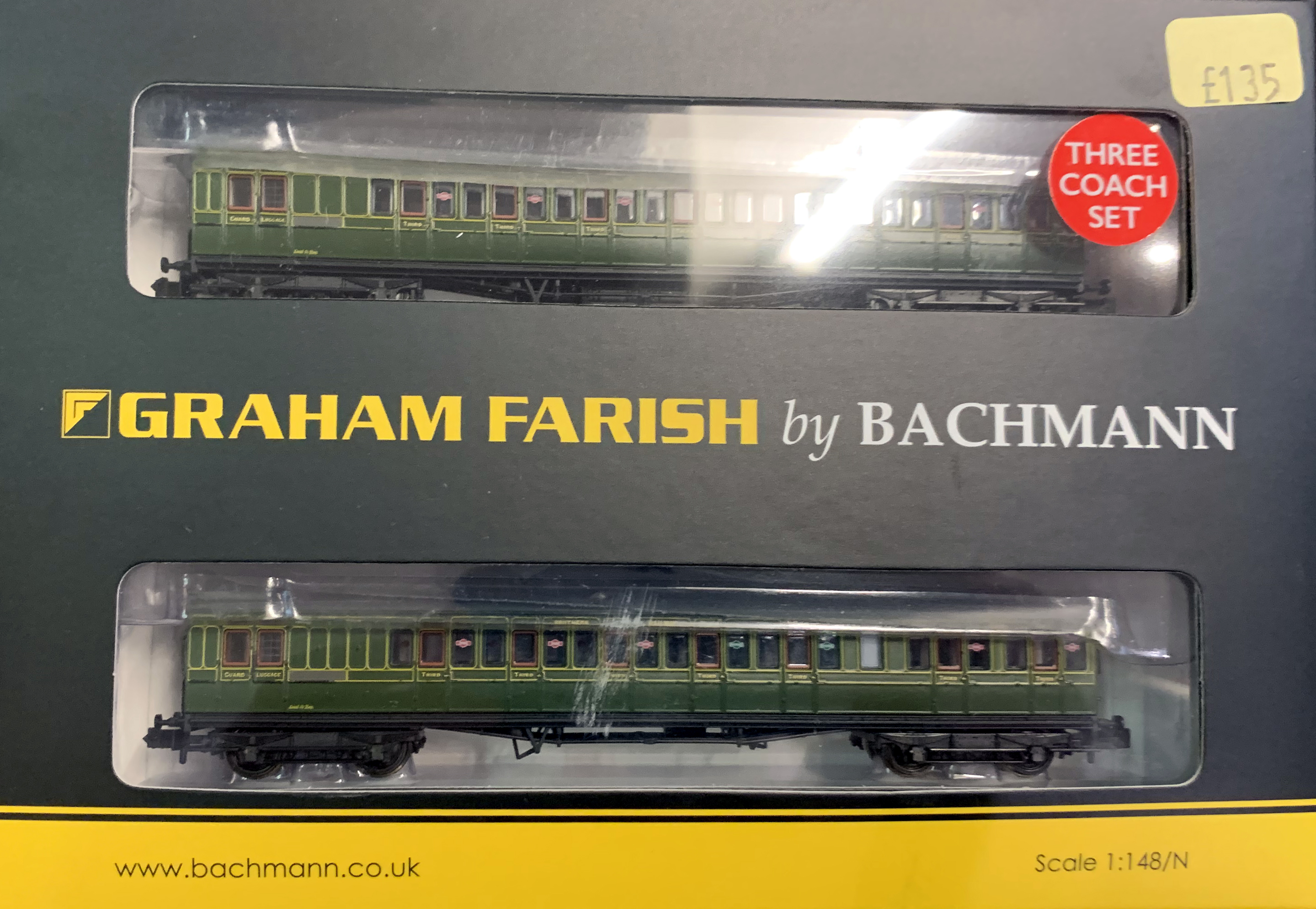 A set of Graham Farish by Bachmann model railway carriages which were among the items stolen (Gloucestershire Police/PA)