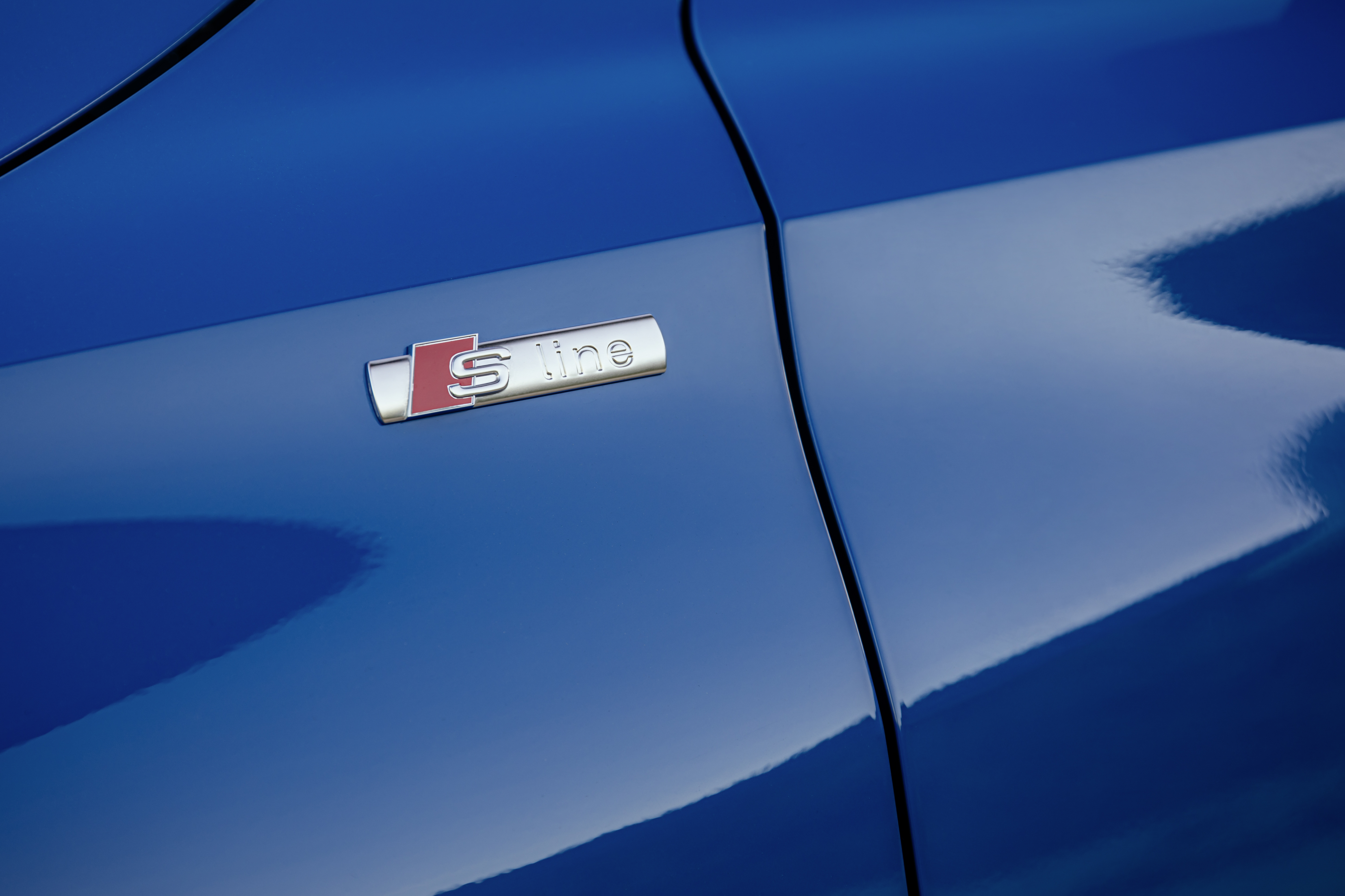 Audi A3 S-Line badge detail
