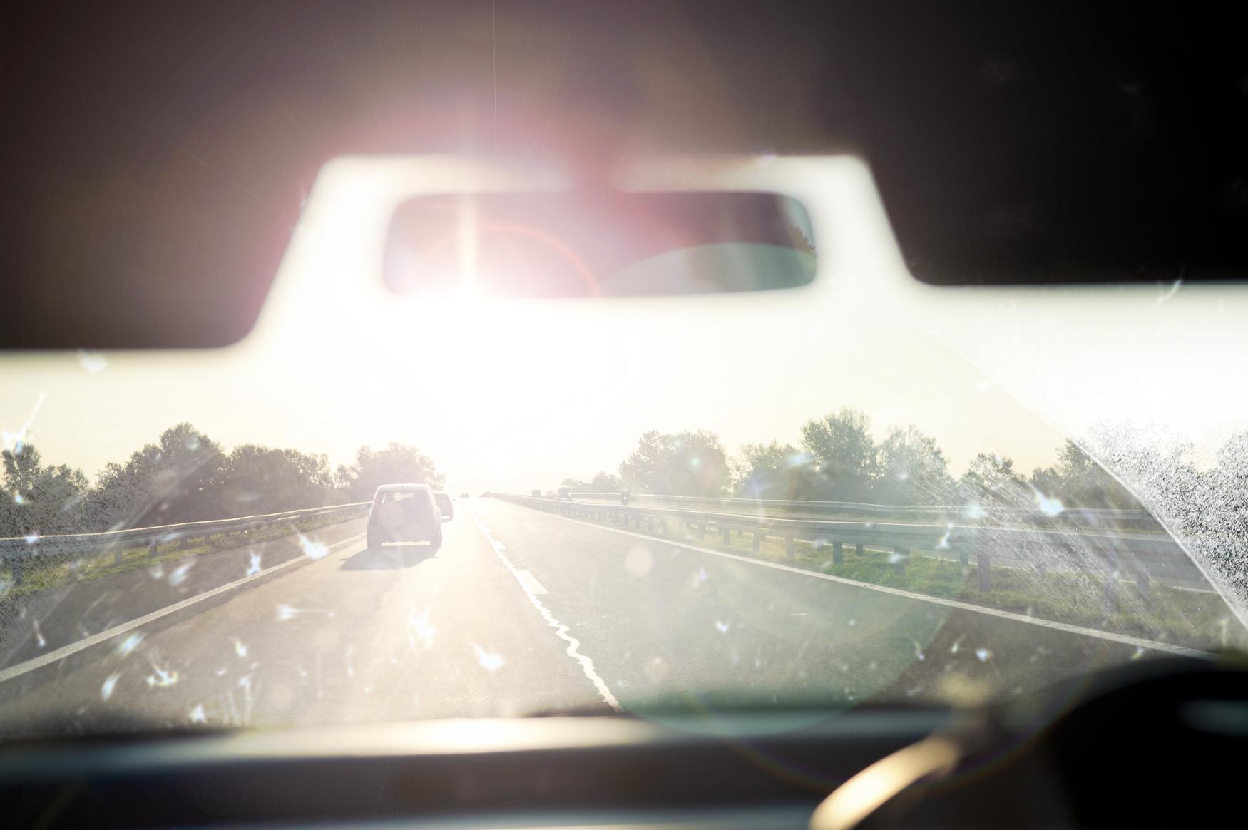 Dirty windscreen