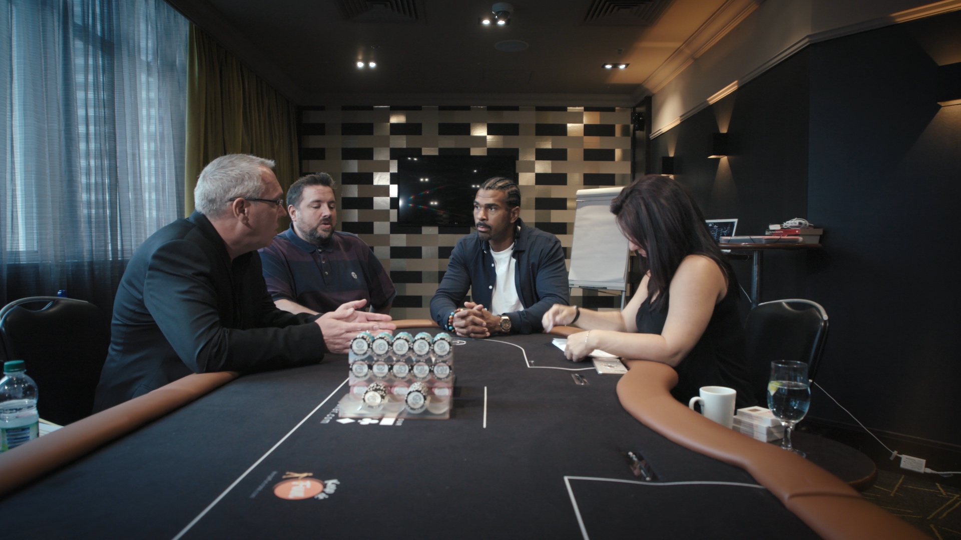 David Haye struggled to get to grips with poker at the start 