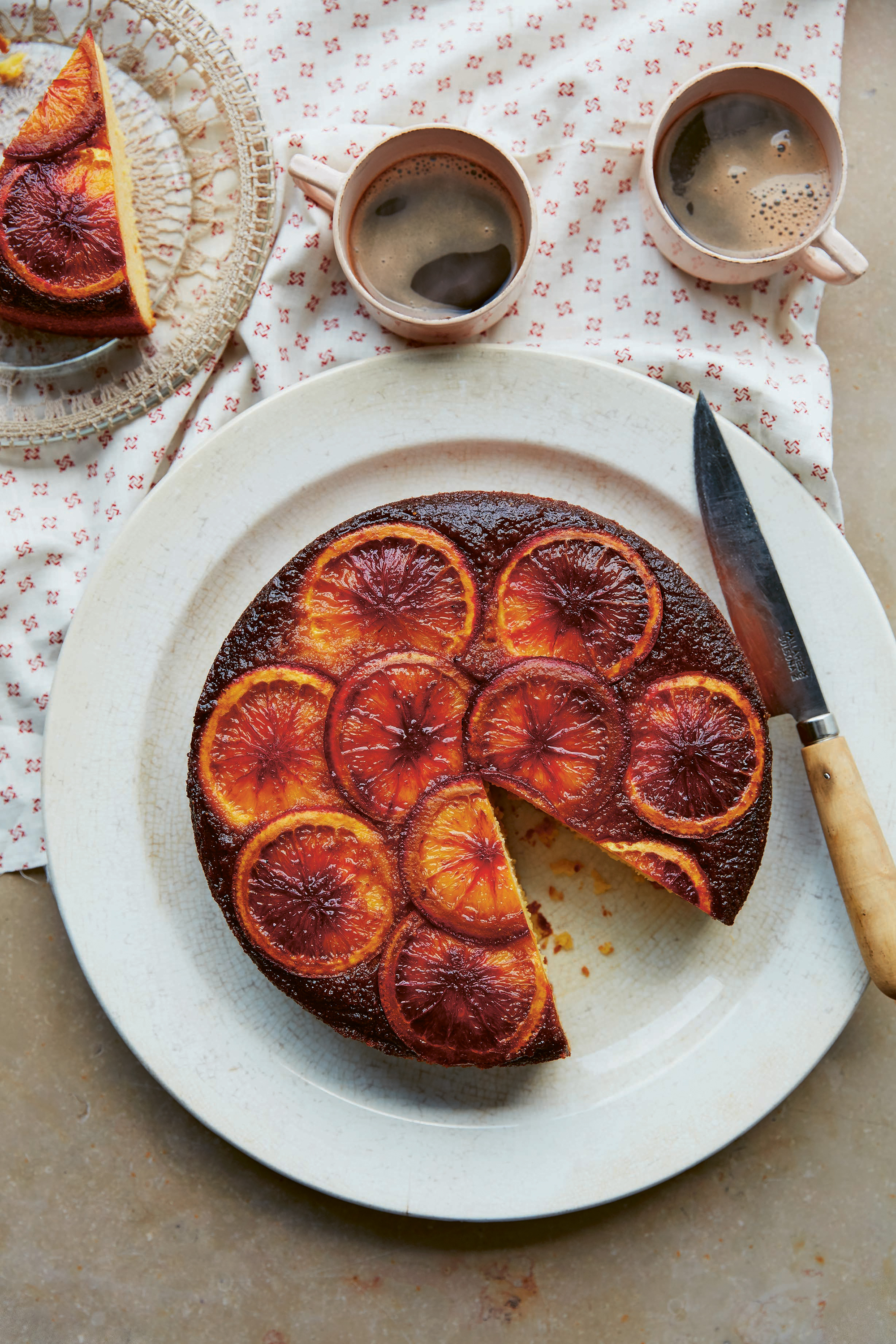 orange, ricotta and polenta cake from Bitter Honey by Letitia Clark (Matt Russell/PA)