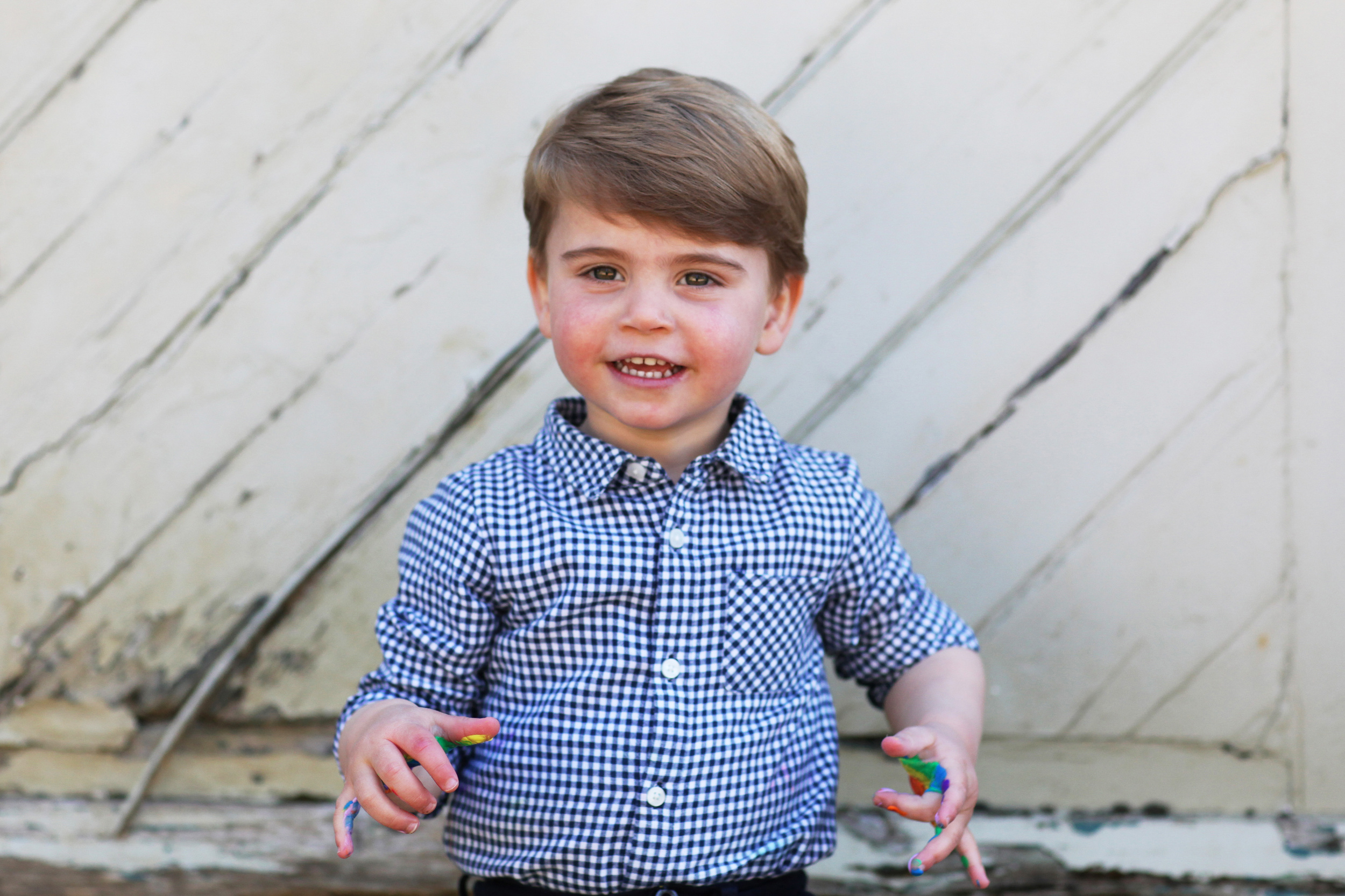 Louis is photographed by mum Kate for his second birthday. Duchess of Cambridge
