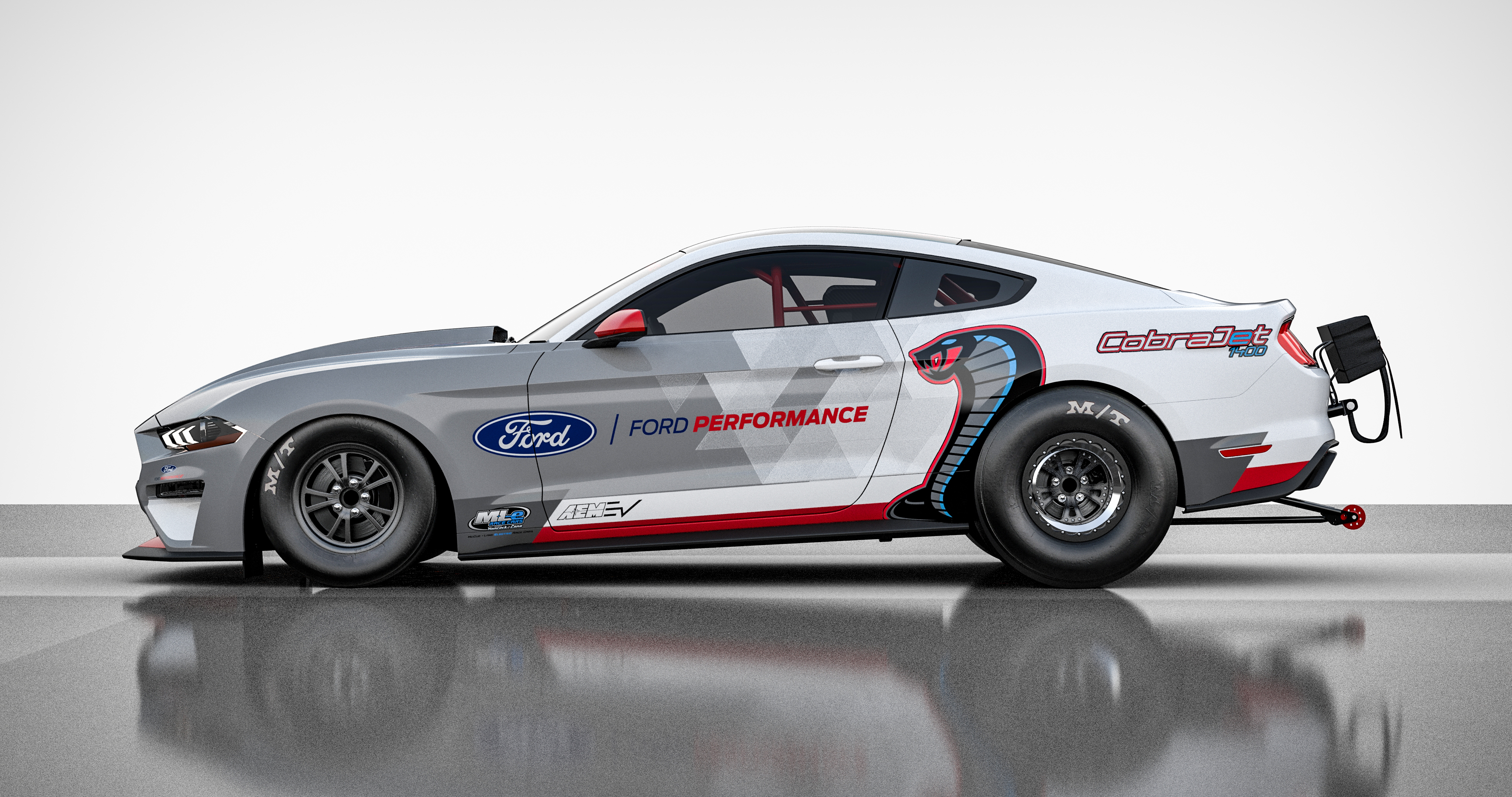 Mustang drag racer