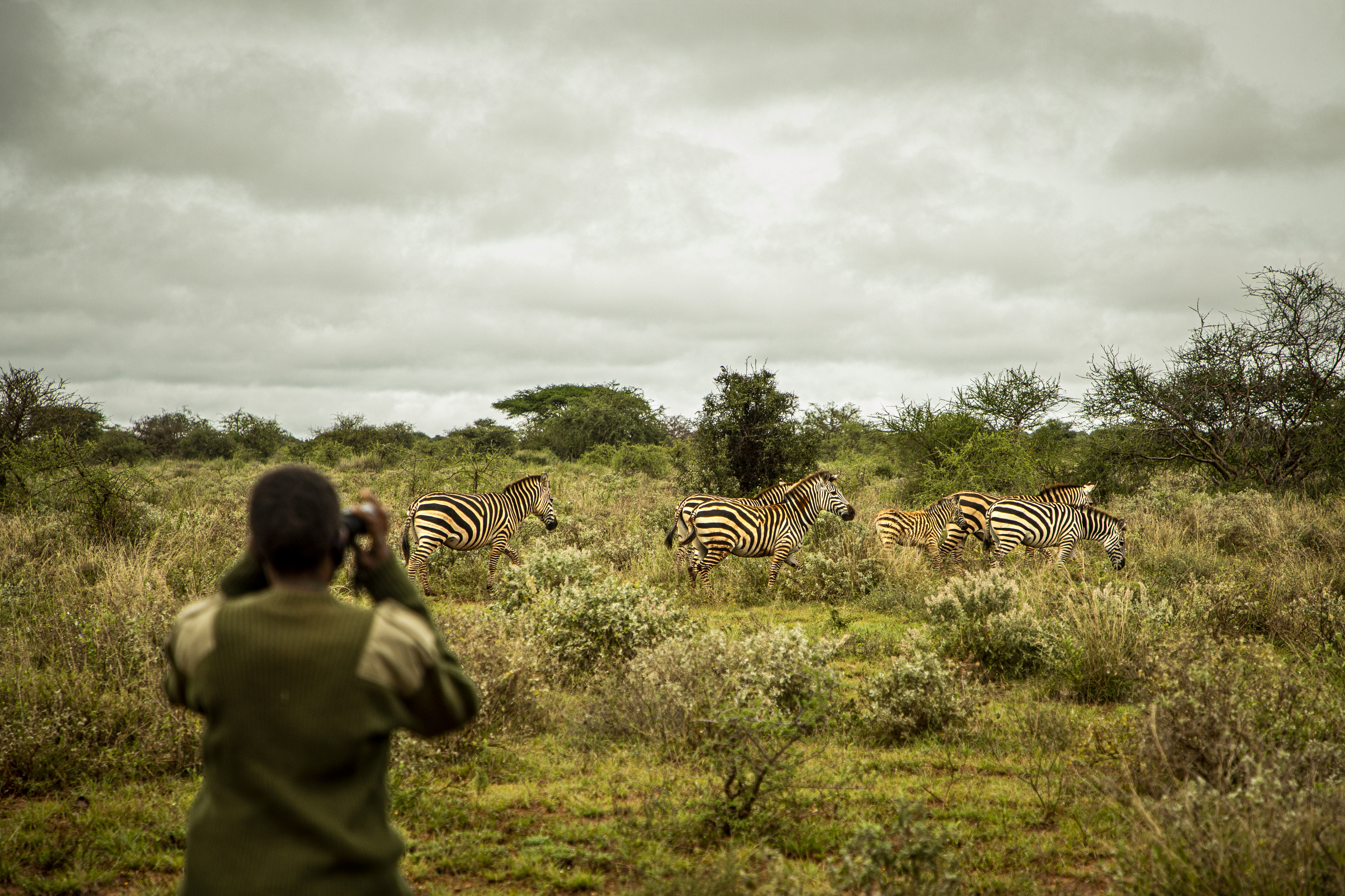 Community ranger Ruth Sikeita conducts a daily wildlife patrol in Kenya (IFAW/Will Swanson/PA)