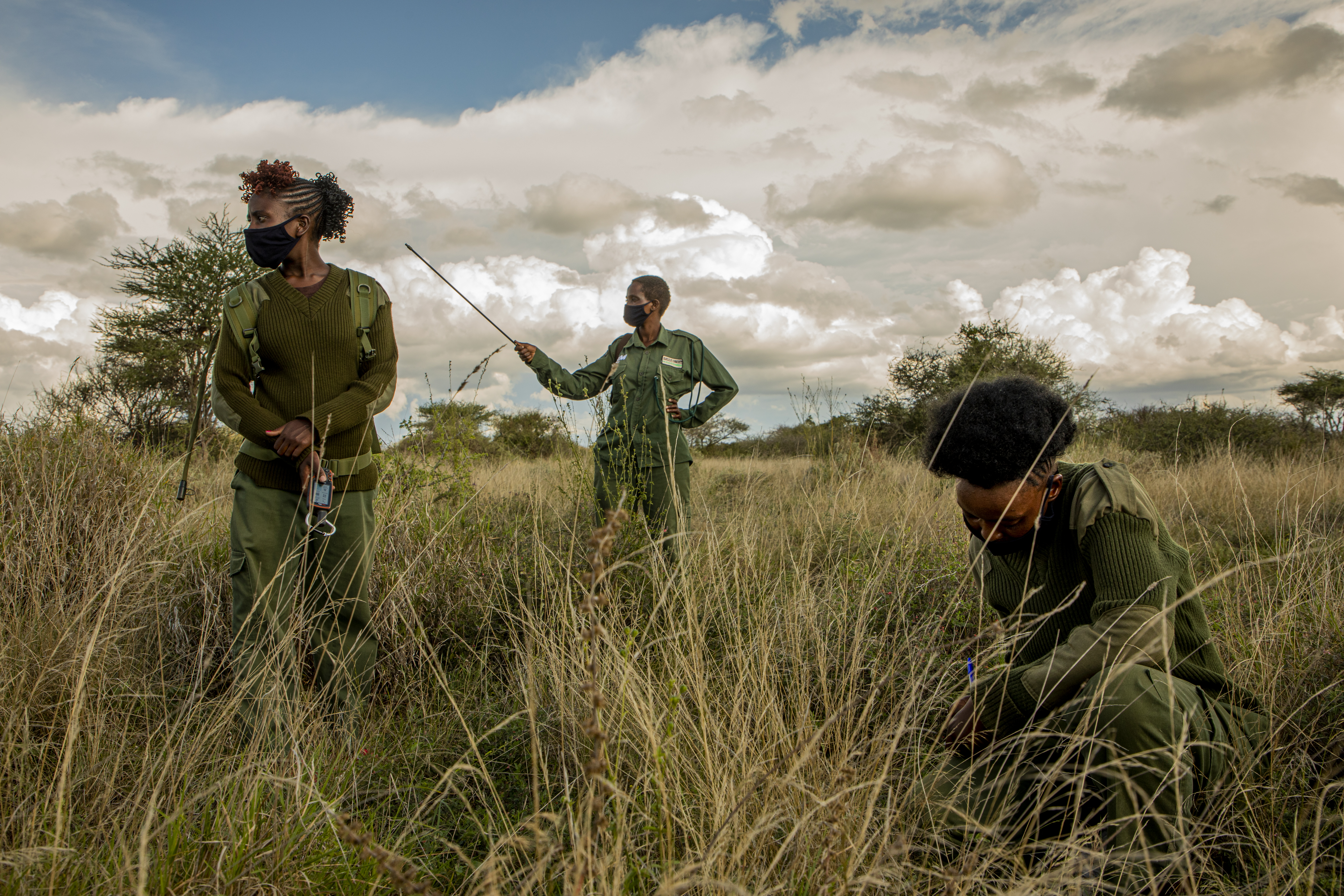 Community rangers on patrol in Kenya (IFAW/ Will Swanson/PA)