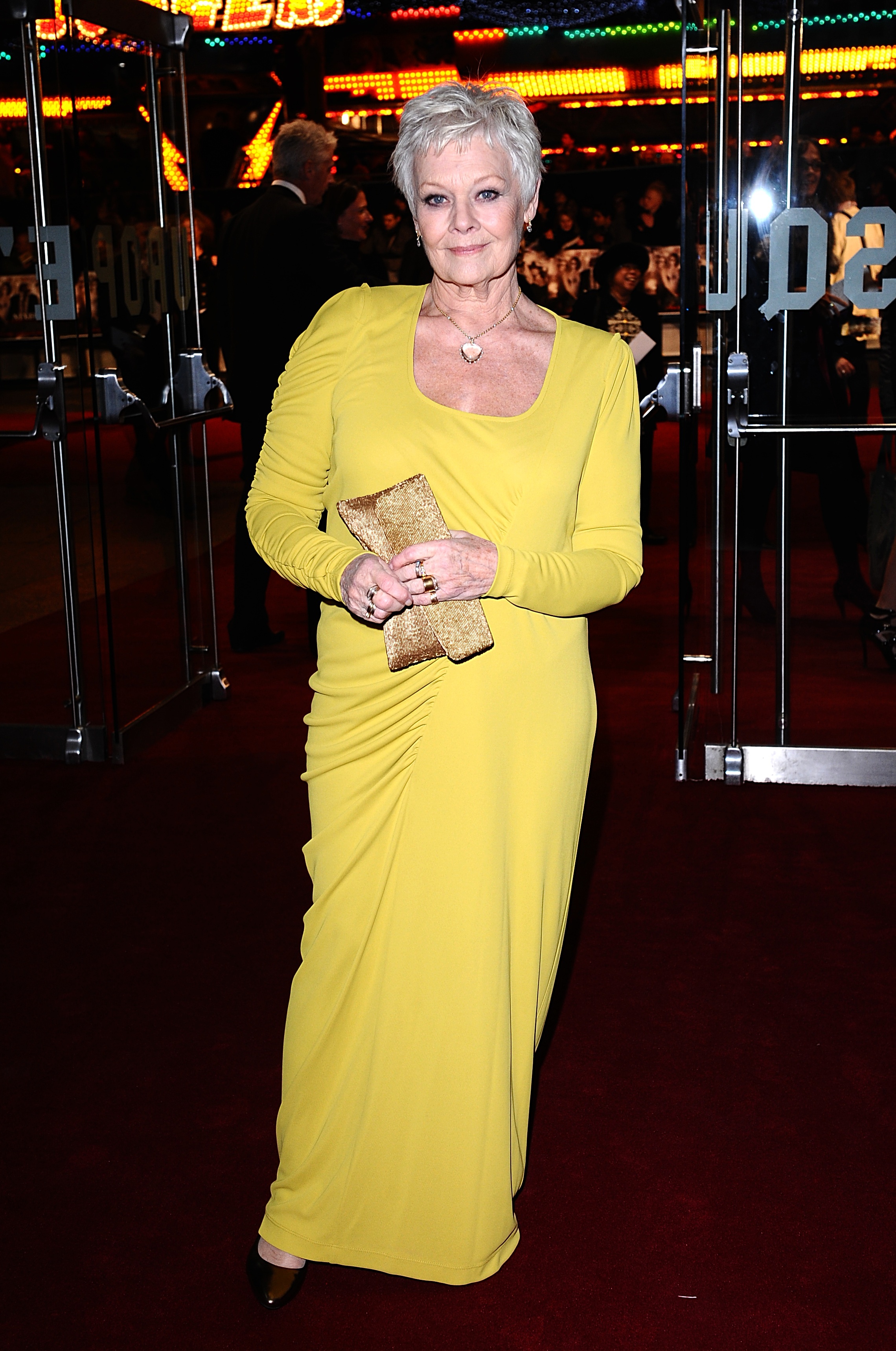 Dame Judi Dench arriving for the world premiere of Nine at the Odeon Leicester Square, London.