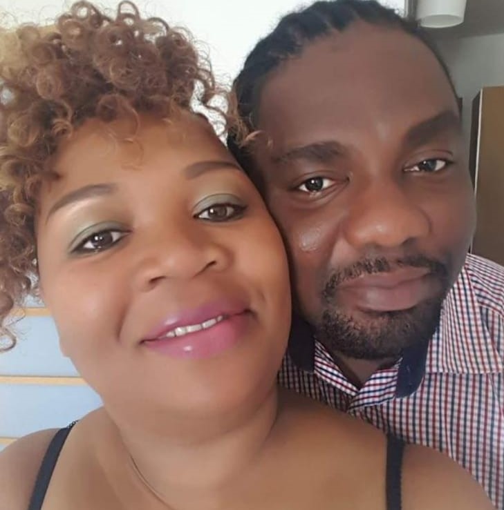 Charles Kwame Tanor, 39, and partner Prudence King.