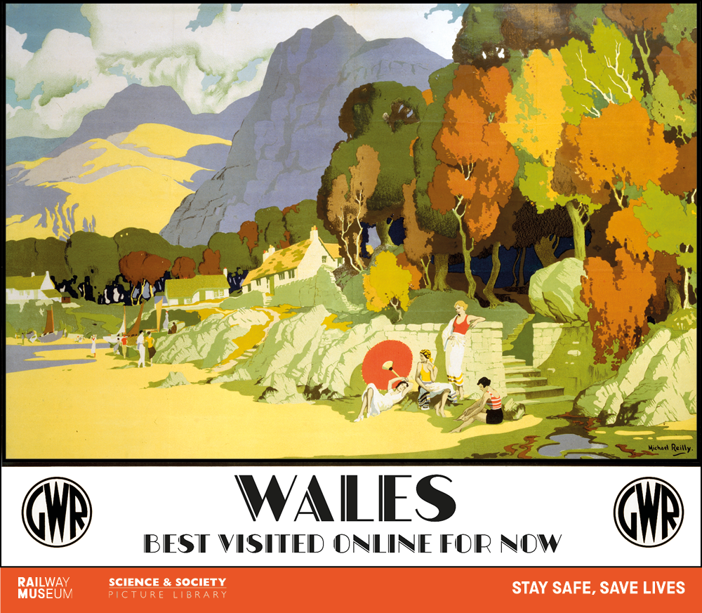 The National Railway Museum has a collection of 10,700 posters and other railway artwork (National Railway Museum/Science and Society Picture Library/PA)